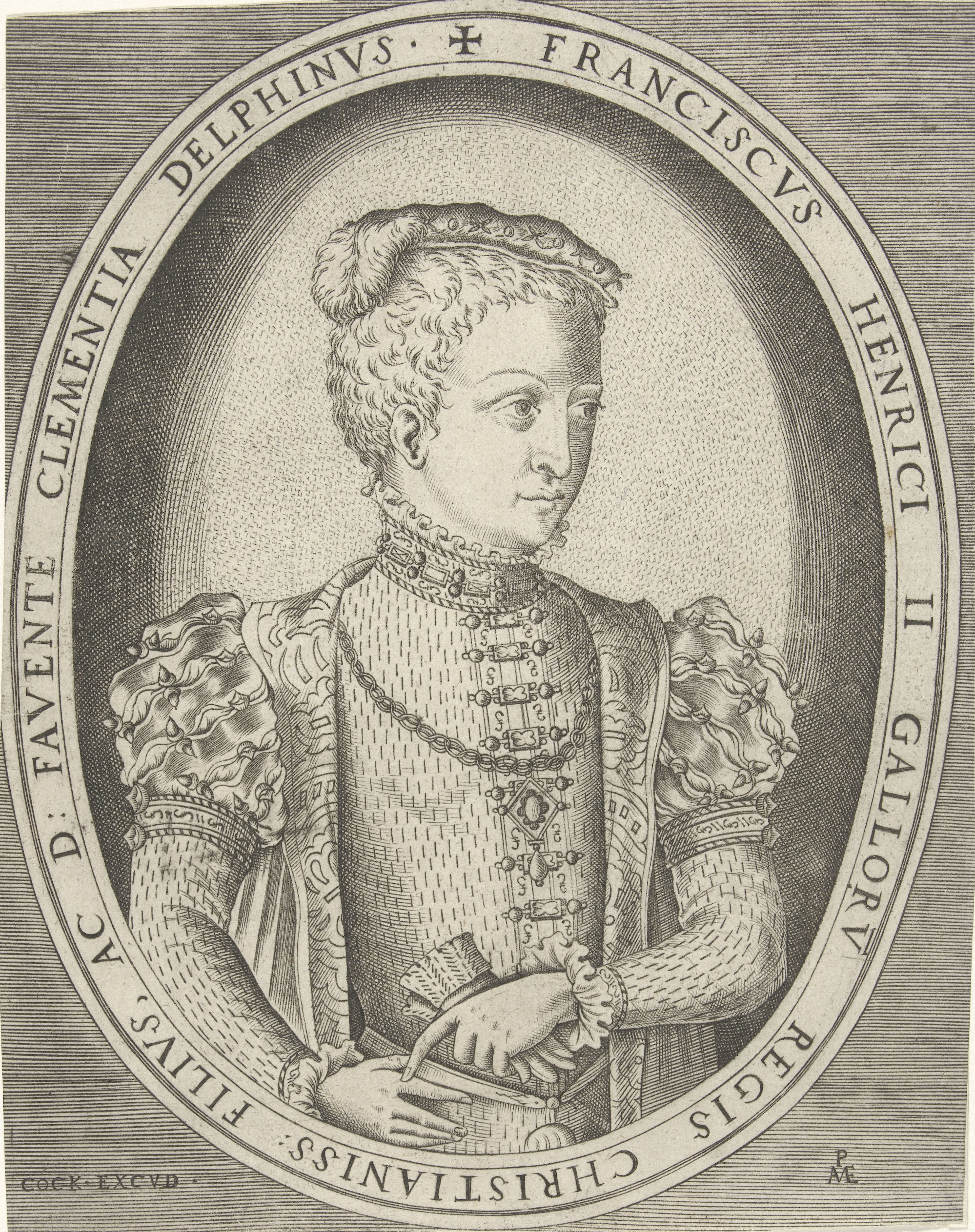 Portret van Frans II, koning van Frankrijk