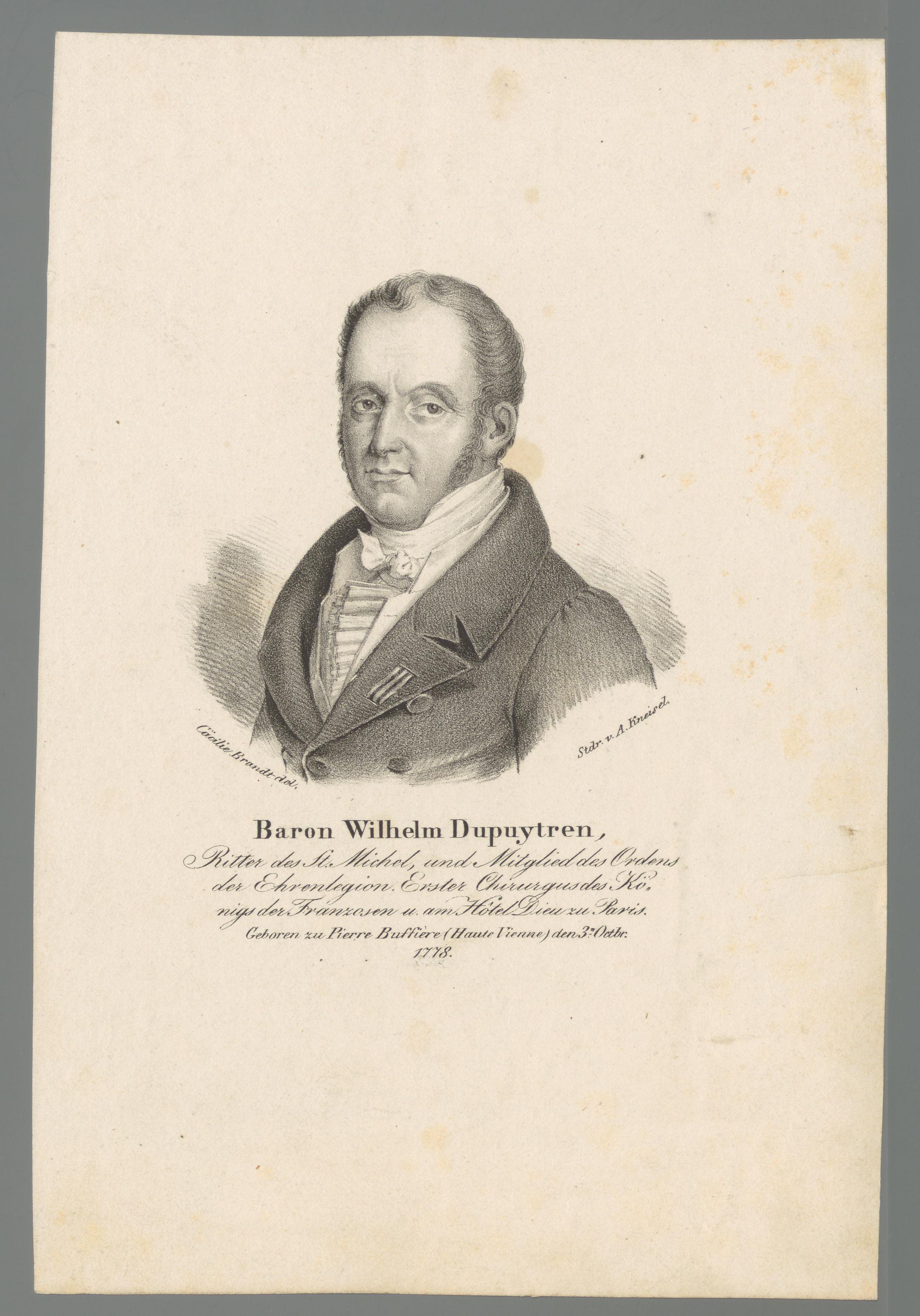Portret van Guillaume Dupuytren
