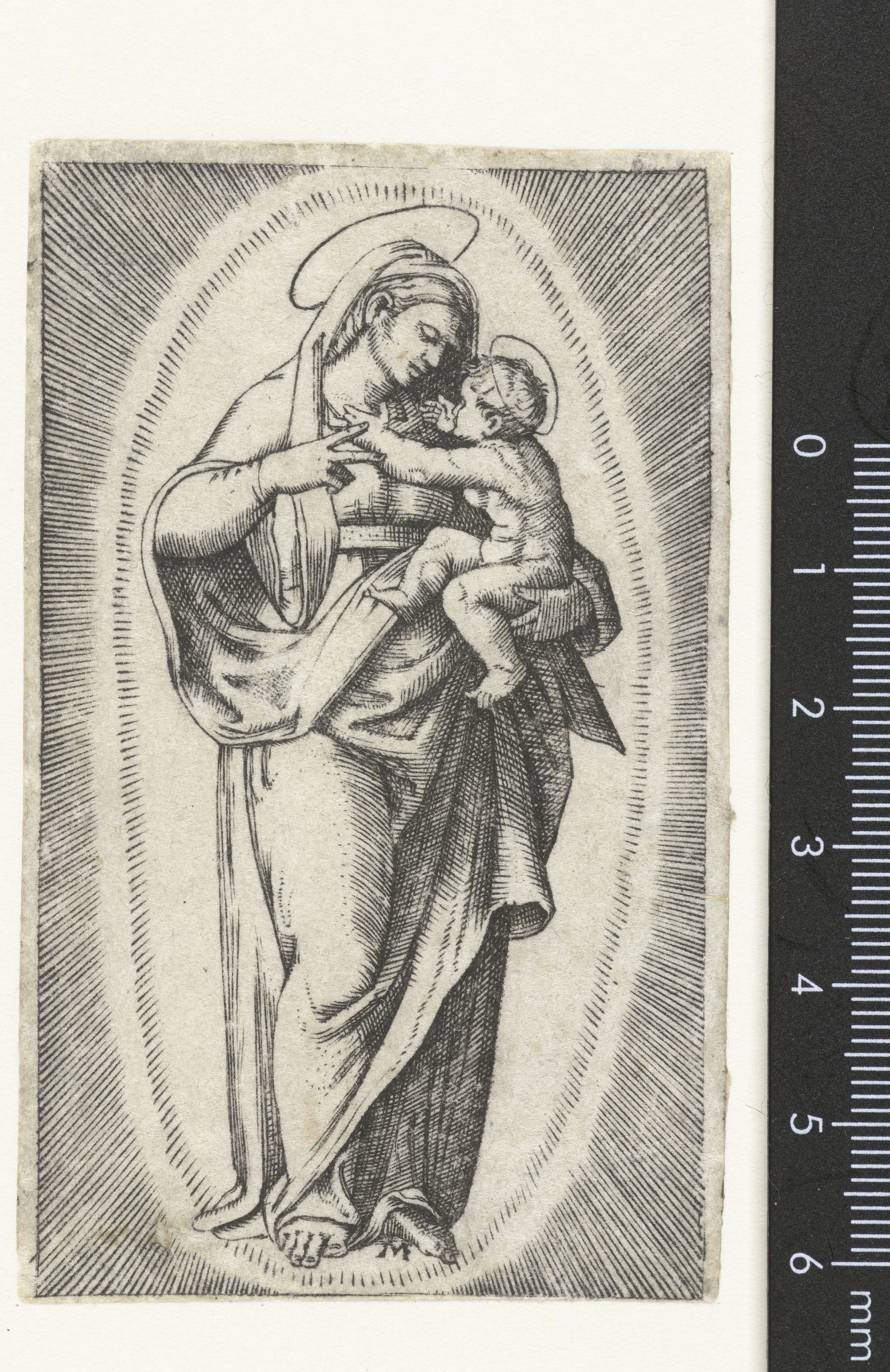 Maria met kind in stralenkrans