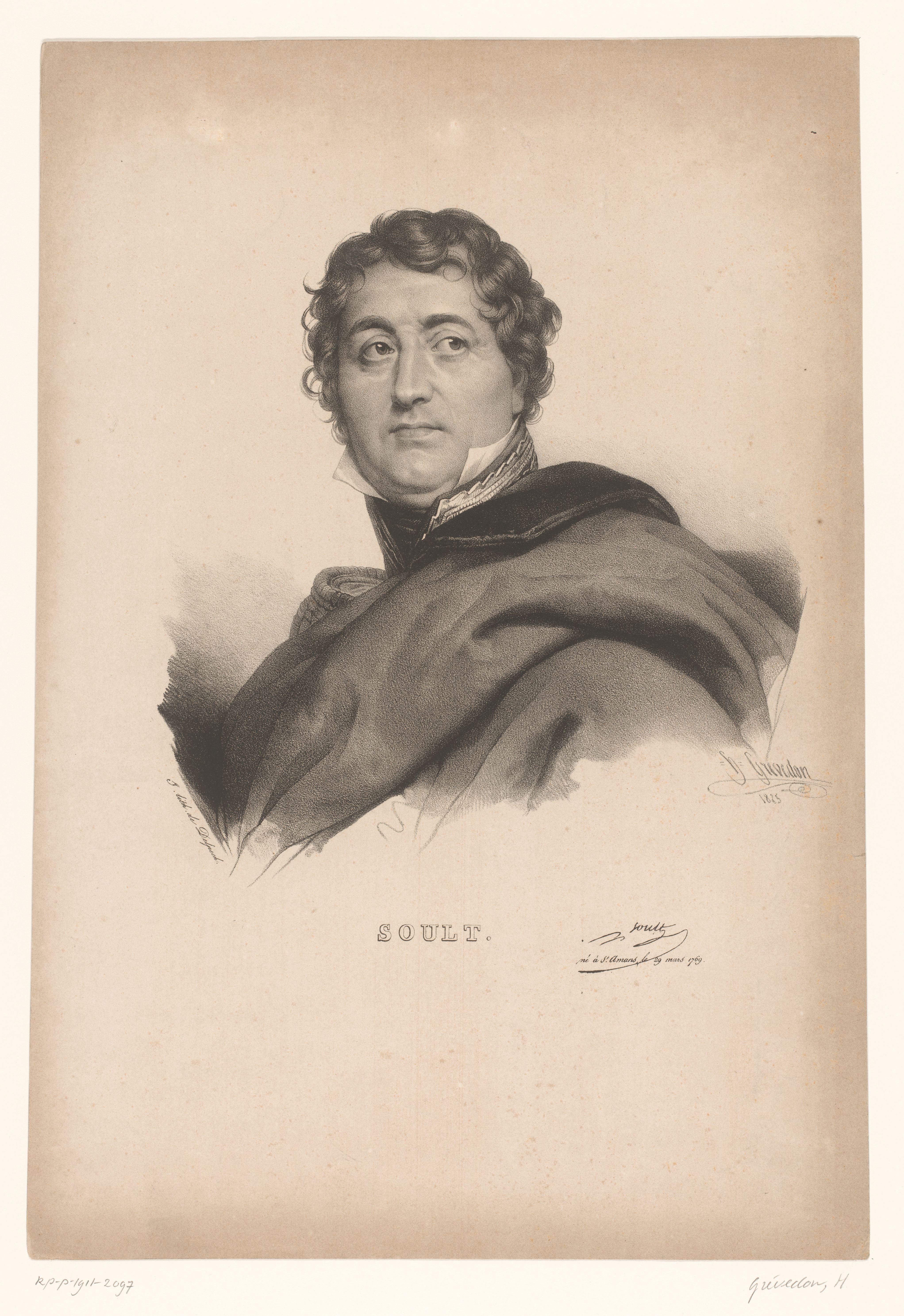 Portret van Nicolas Jean-de-Dieu Soult