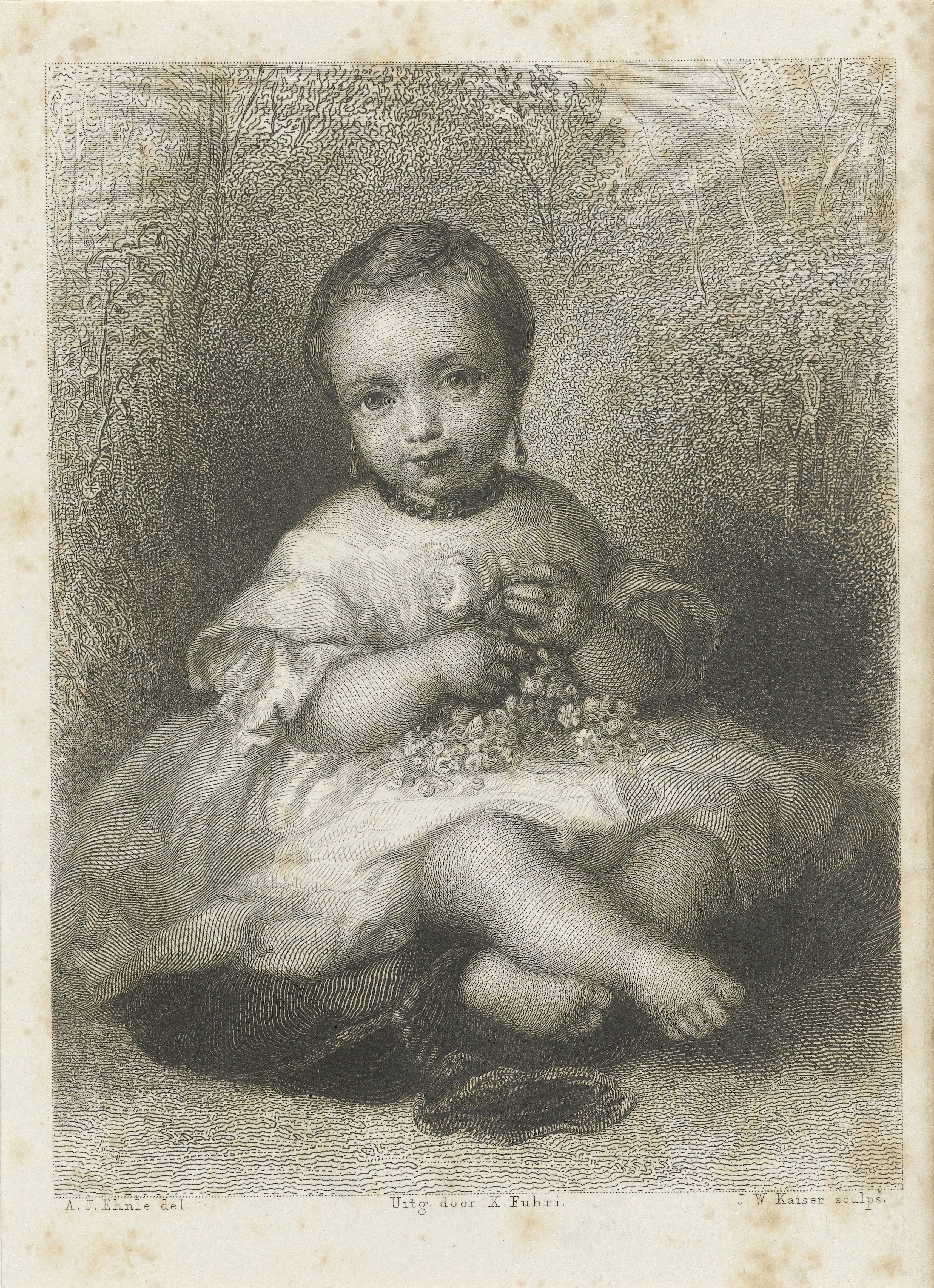 Portret van een onbekend meisje