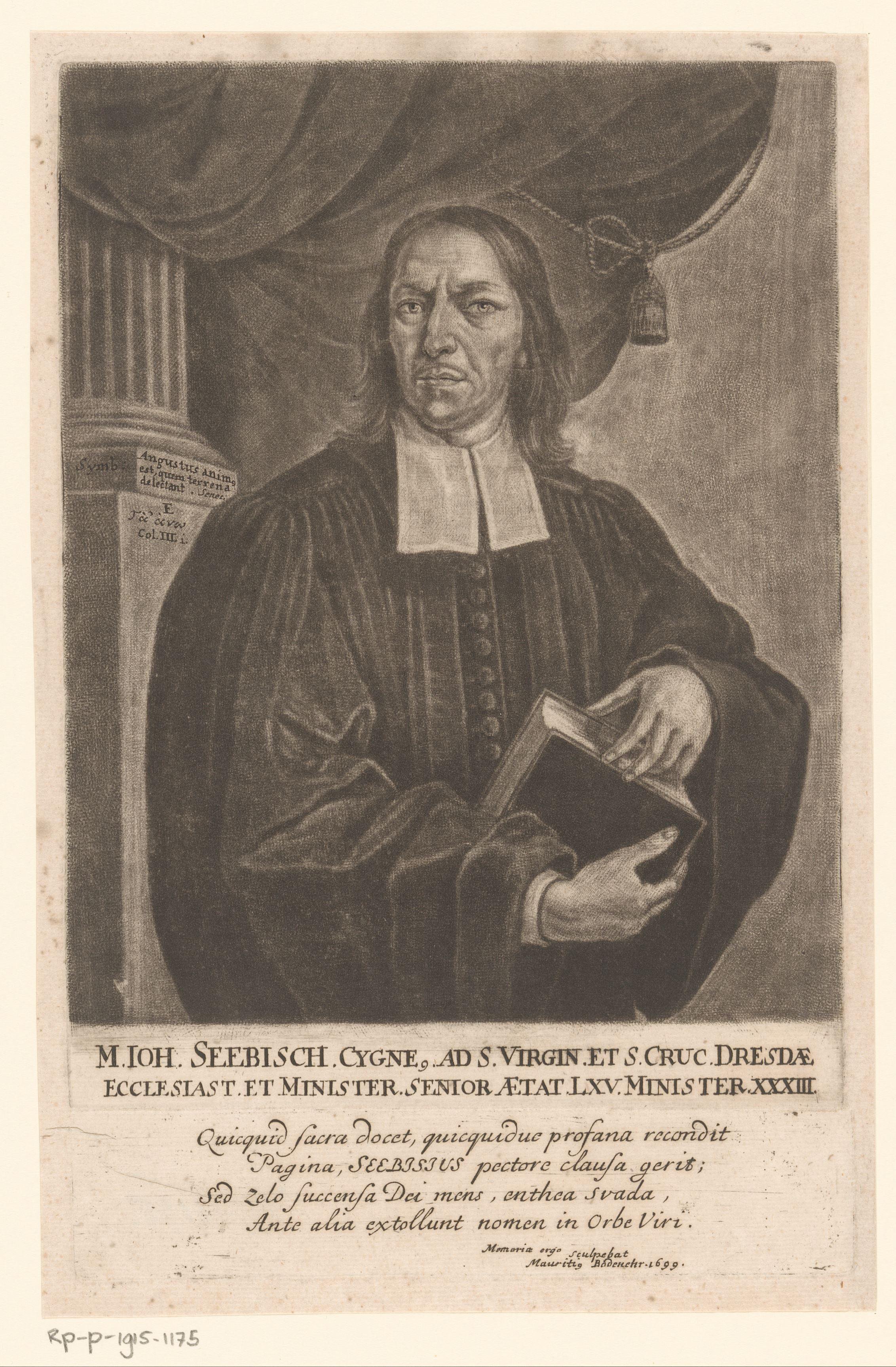 Portret van Johannes Seebisch