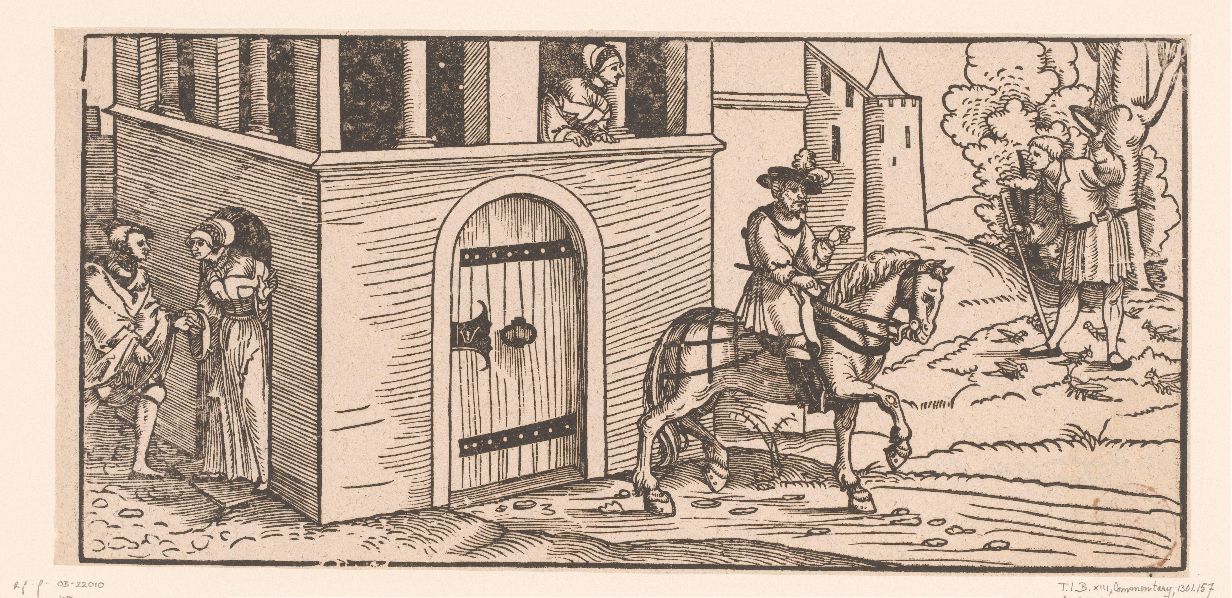 Allegorie op de ontrouw van vrouwen