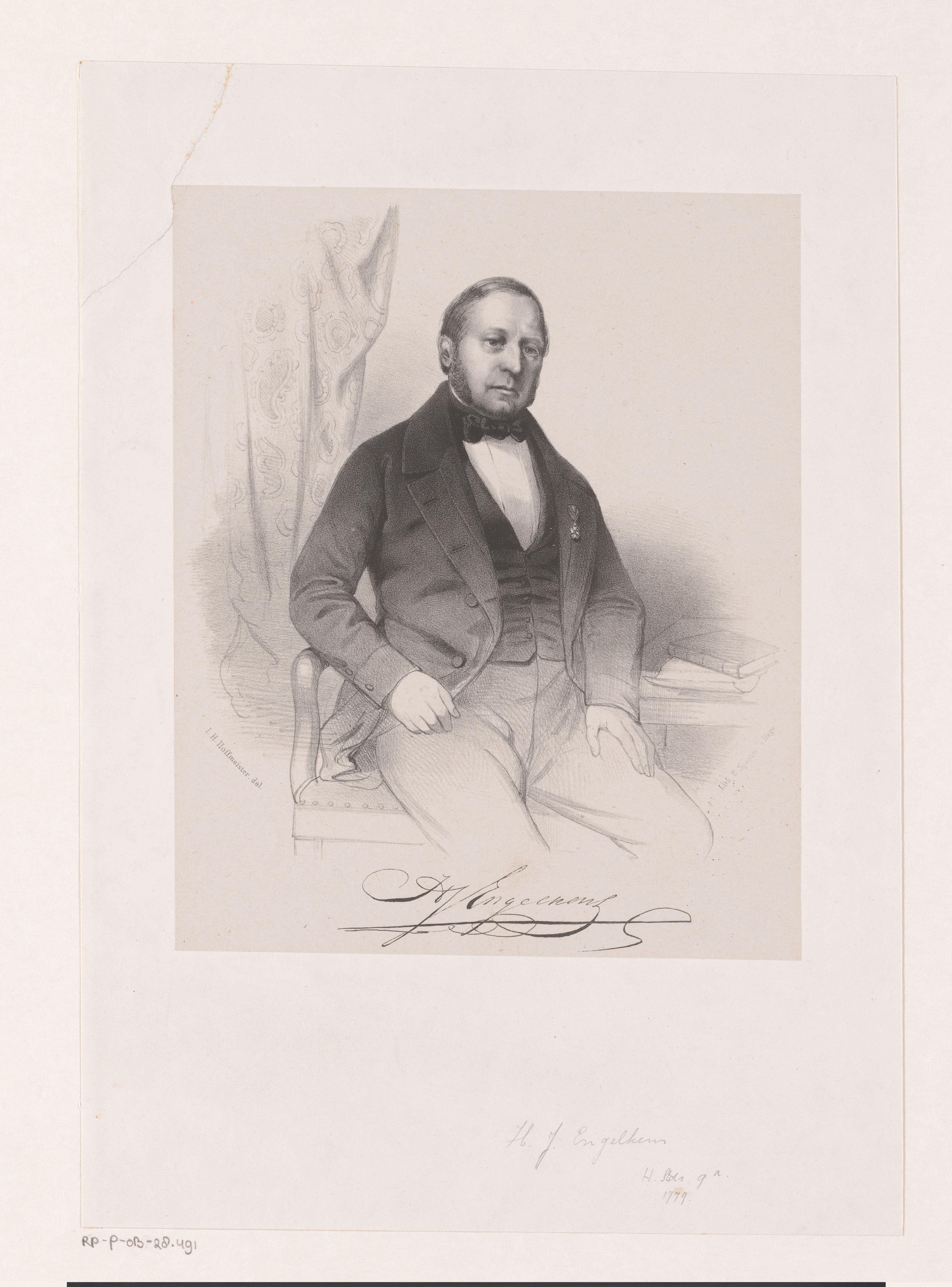 Portret Herman Johan Engelkens