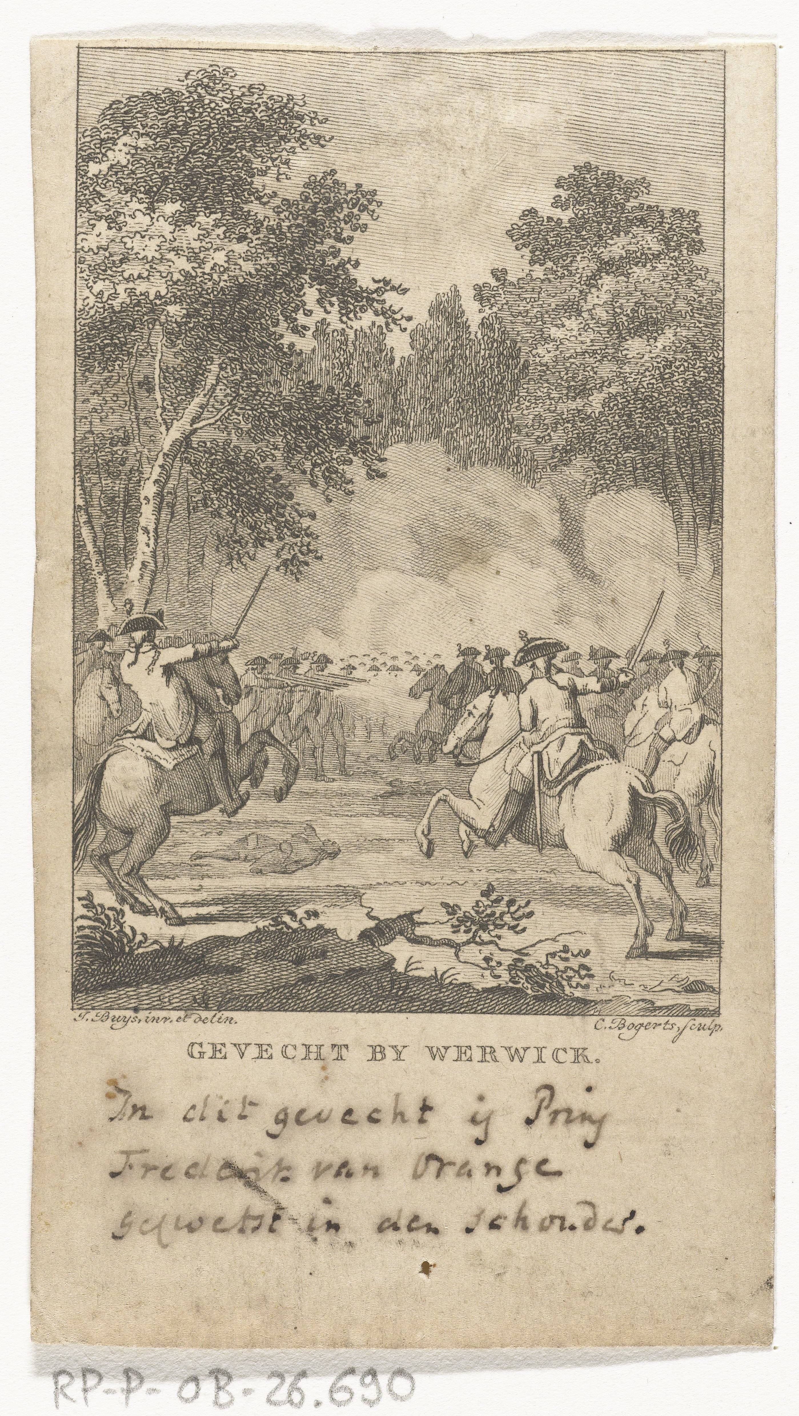 Slag bij Wervik en het gewond raken van de prins, 1793