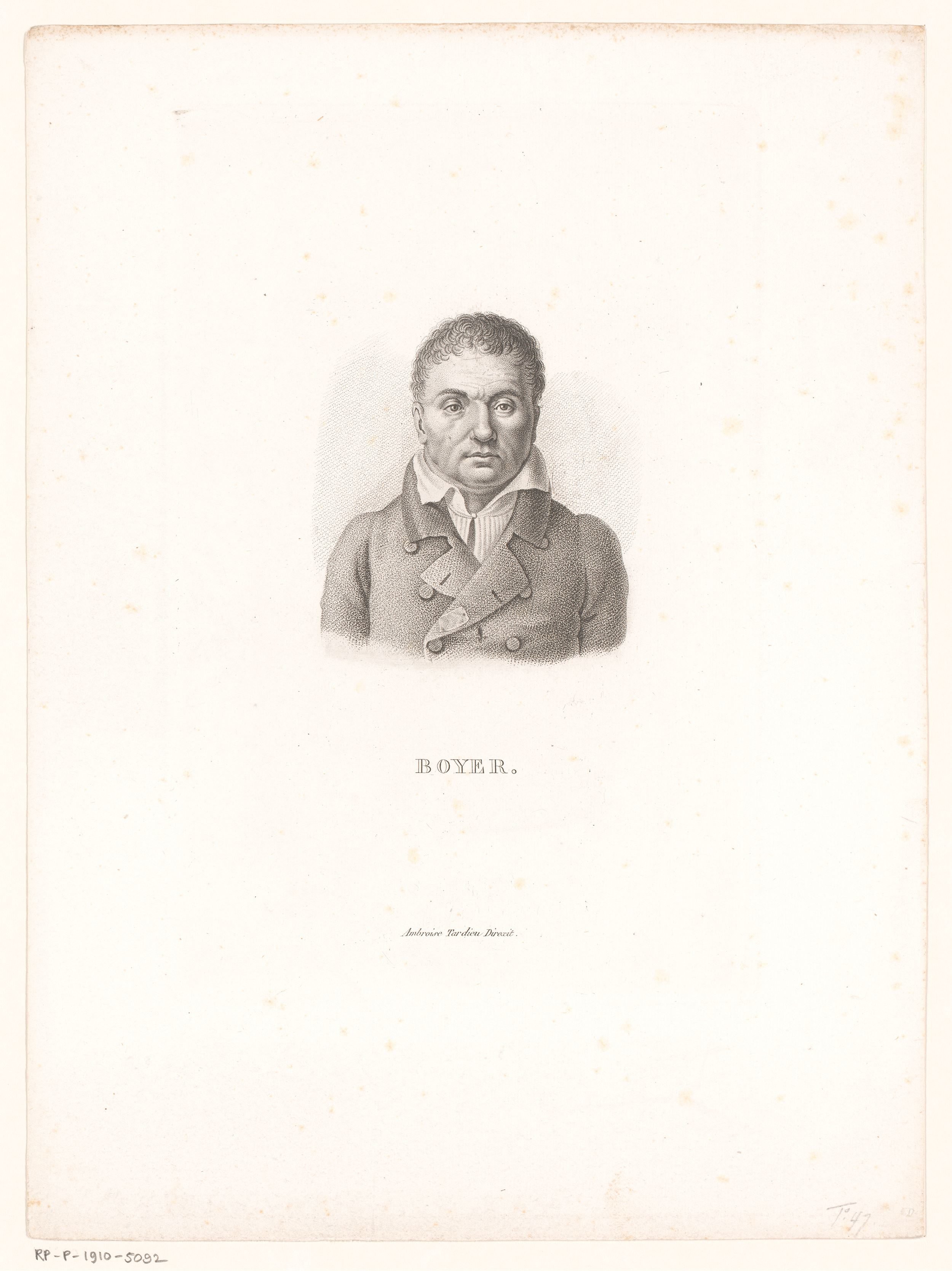Portret van Boyer