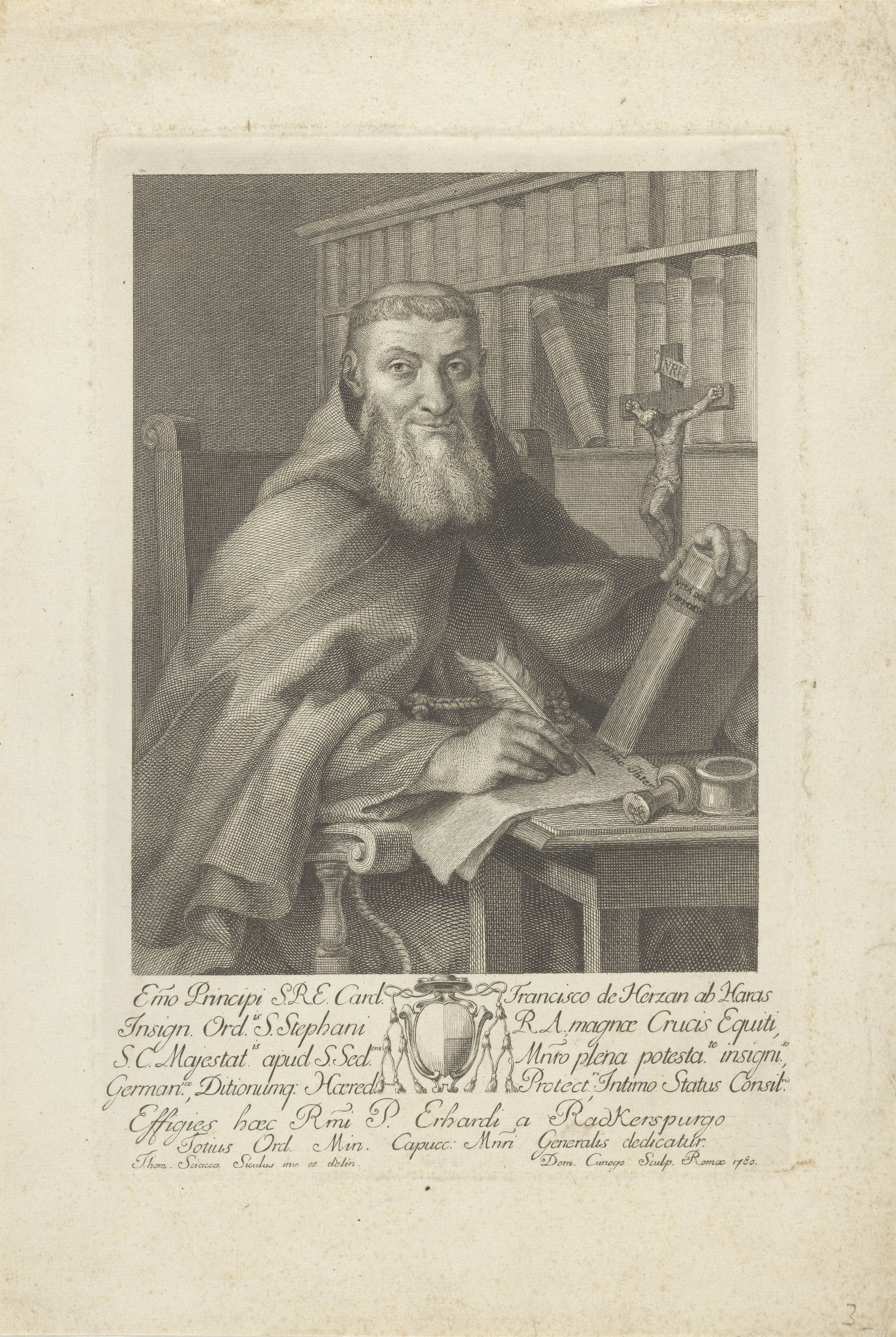 Portret van kardinaal František Herzan von Harras