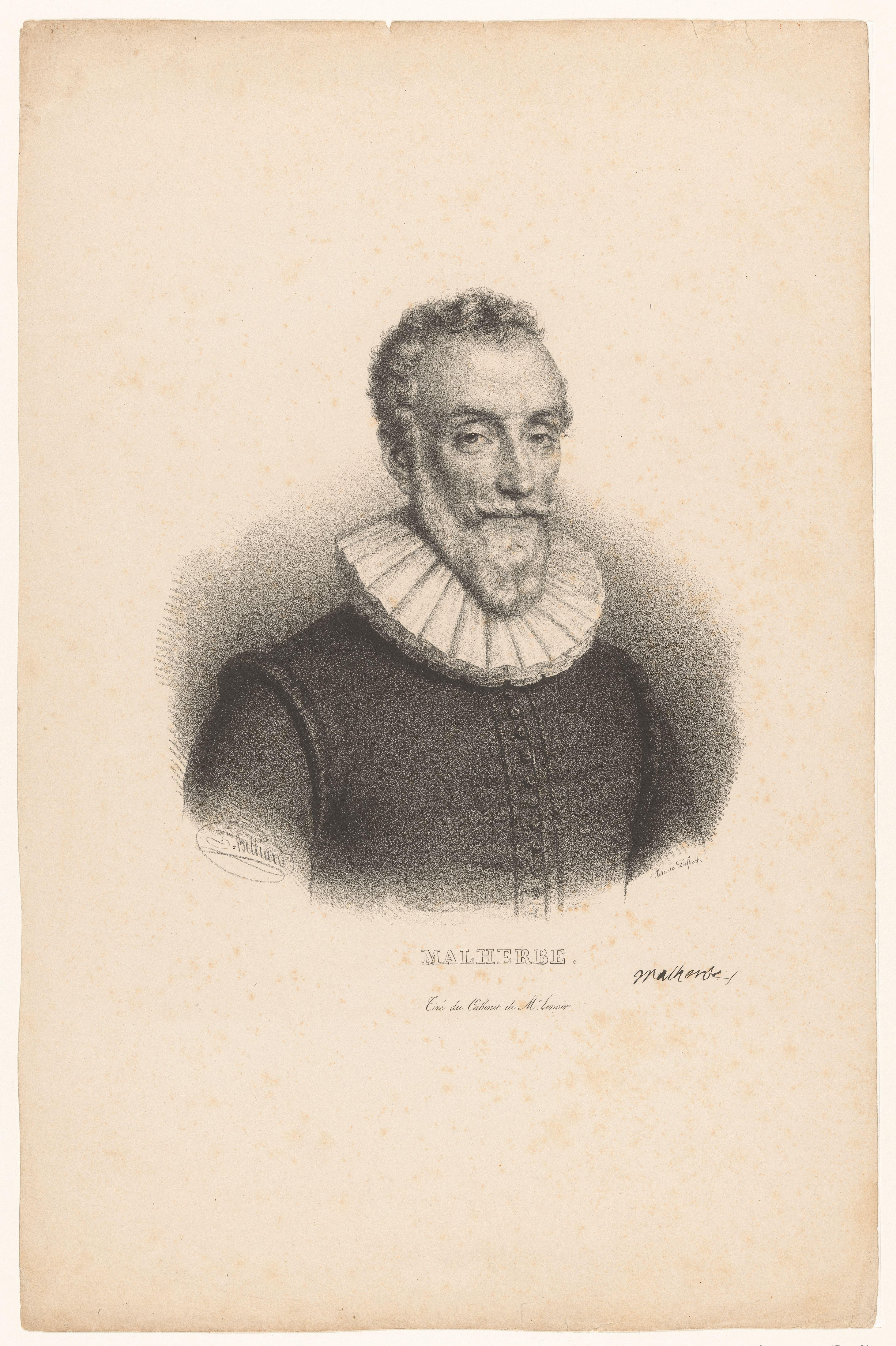 Portret van de dichter François de Malherbe