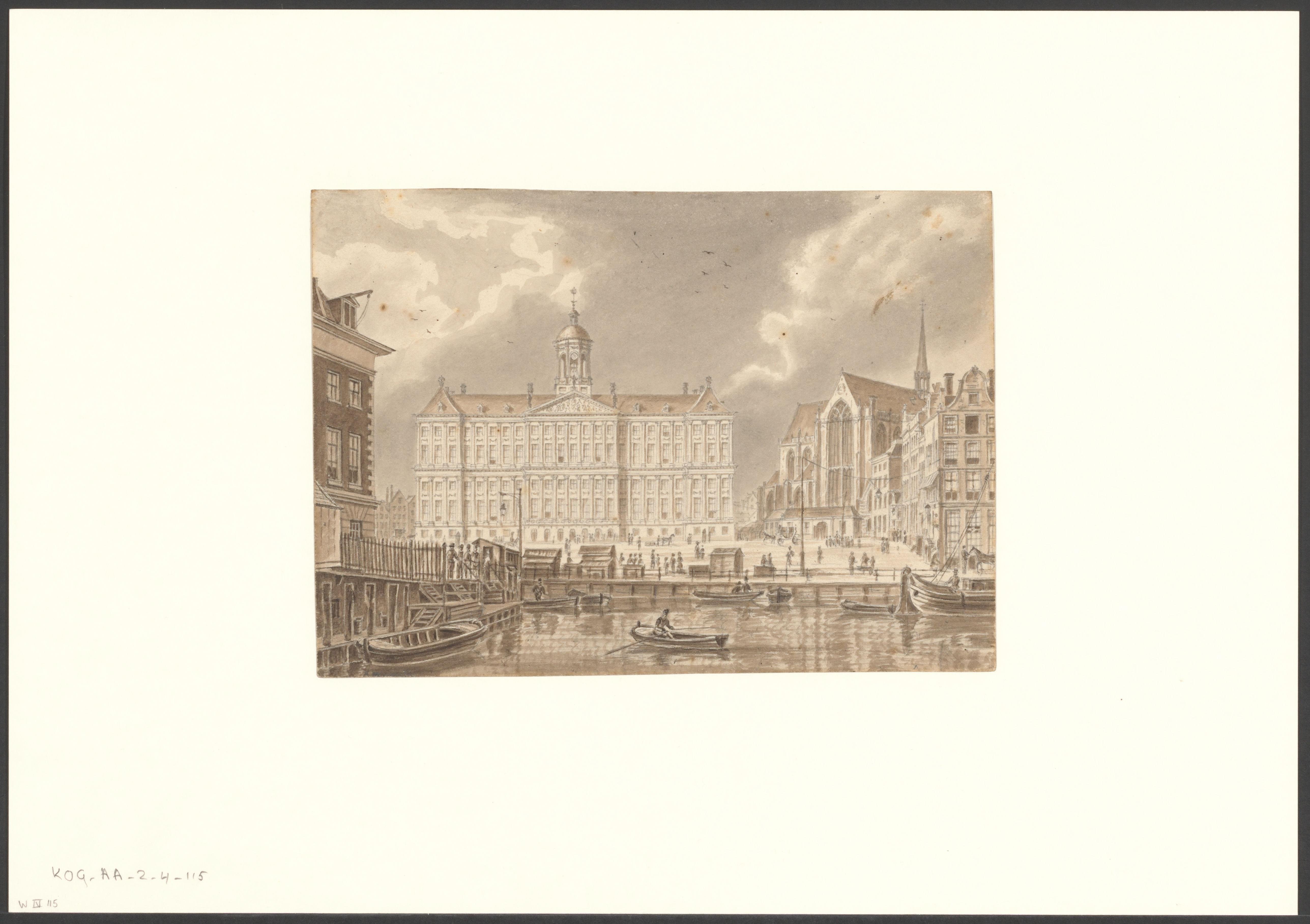 Gezicht op de Dam