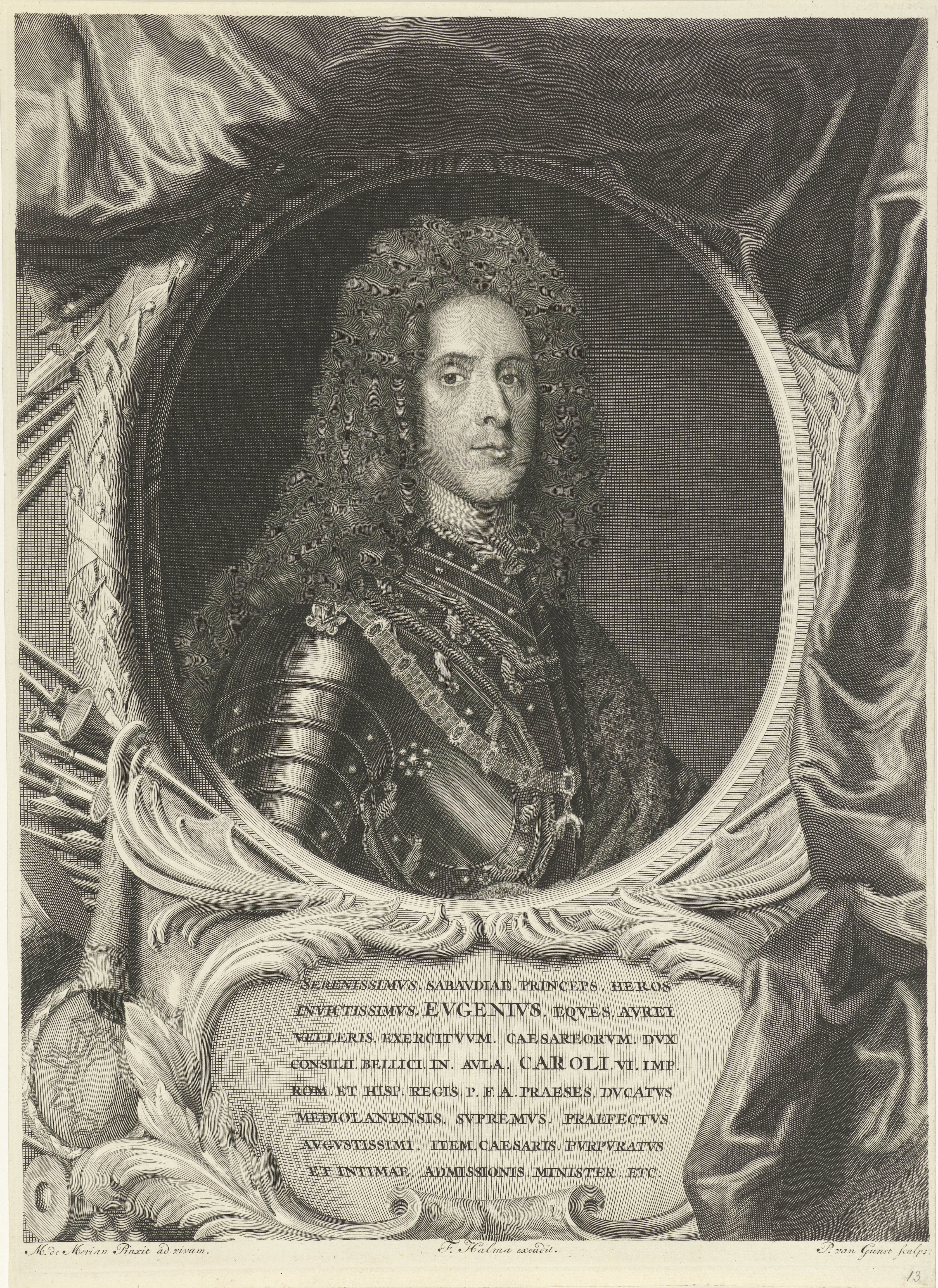 Portret van keizer Karel VI