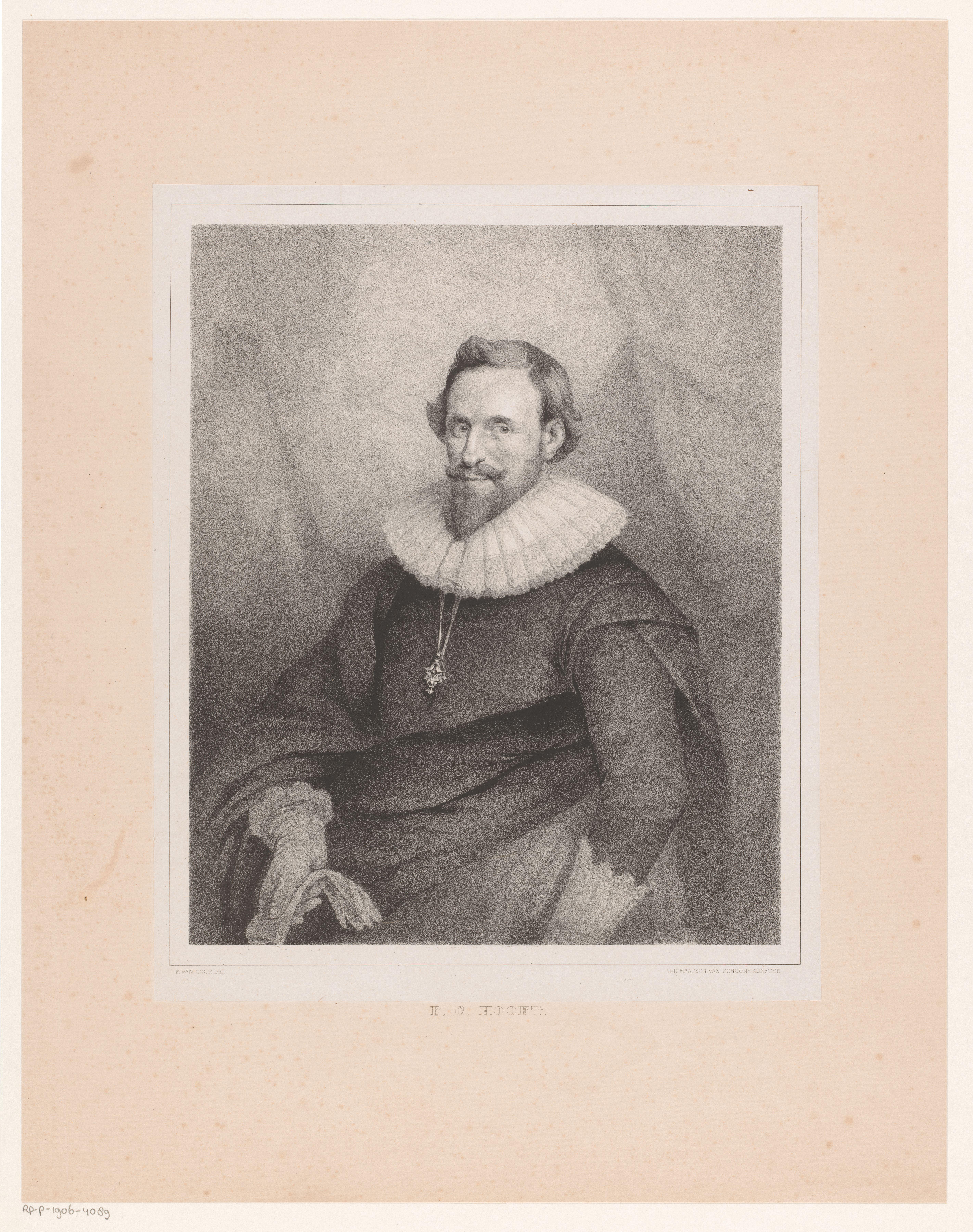 Portret van Pieter Corneliszoon Hooft