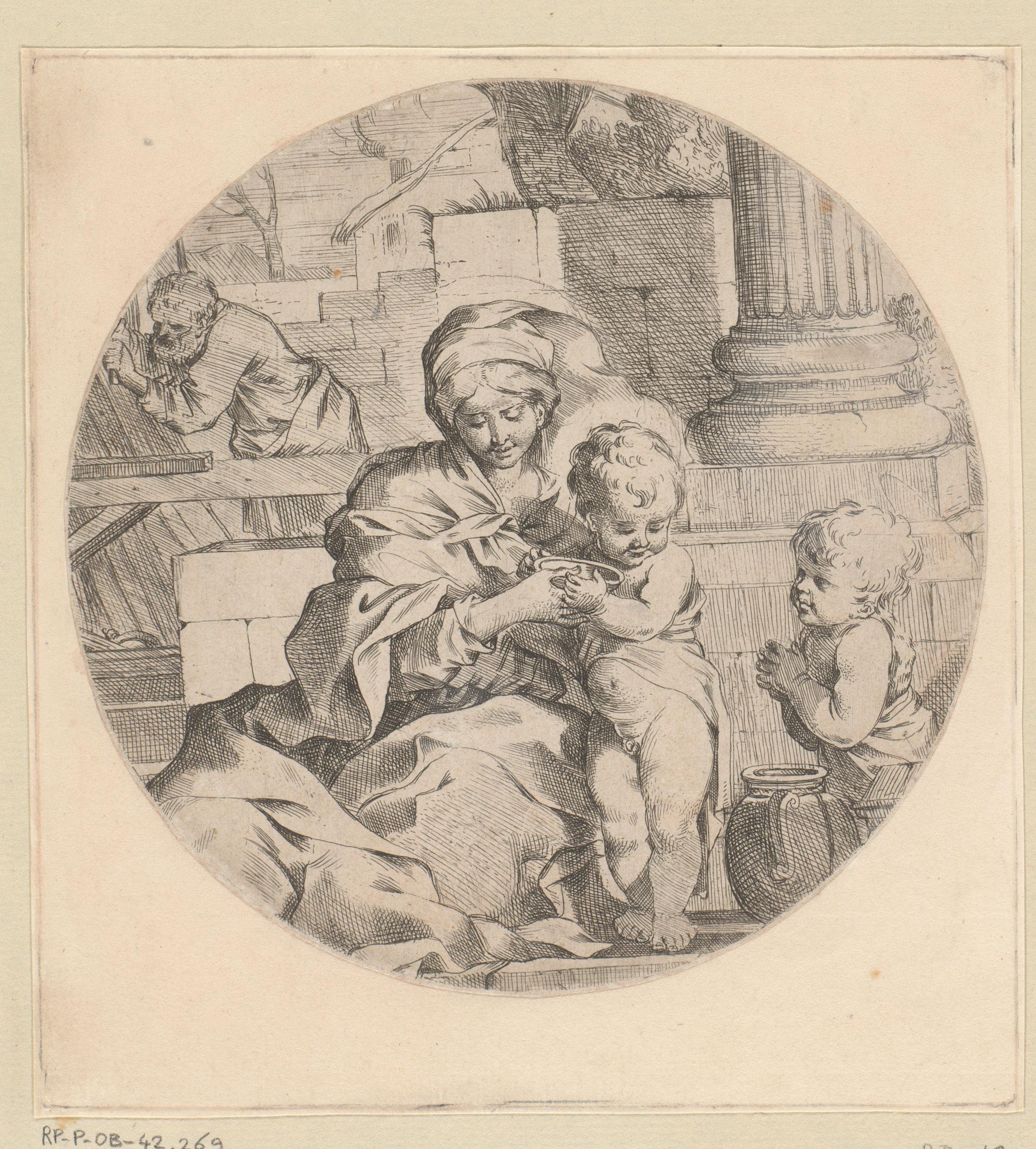 Heilige Familie met Johannes de Doper