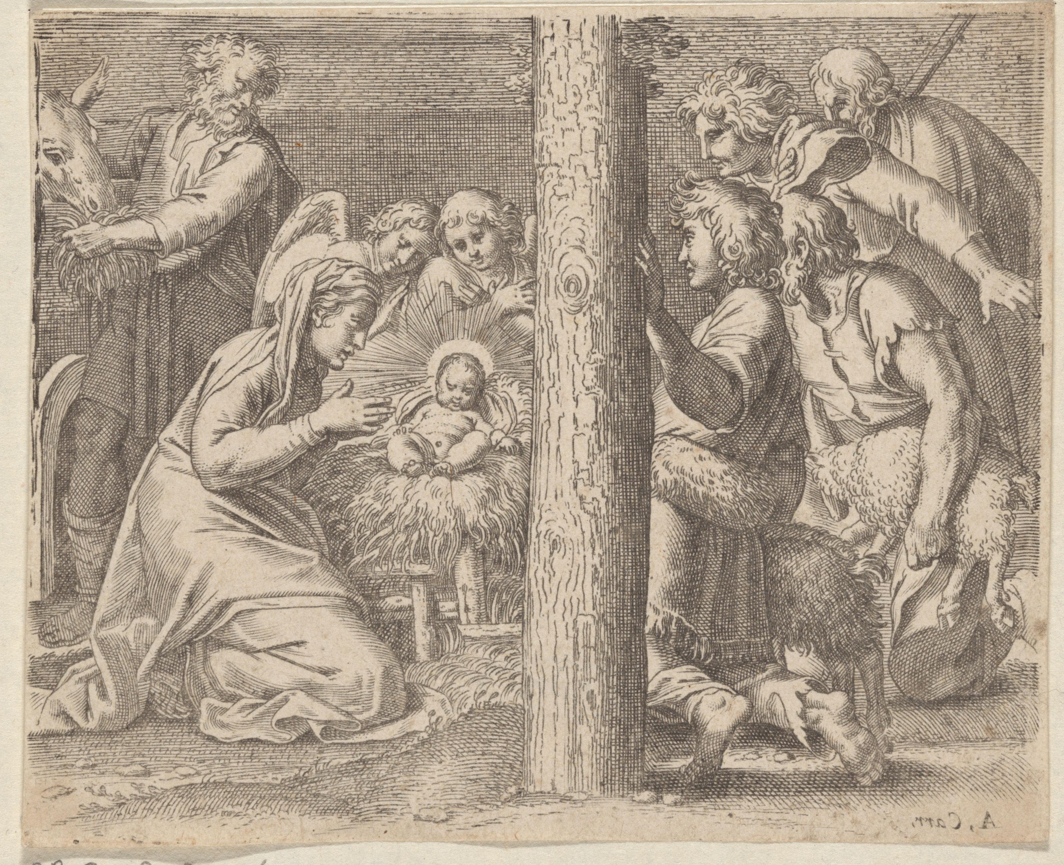 Aanbidding door de herders