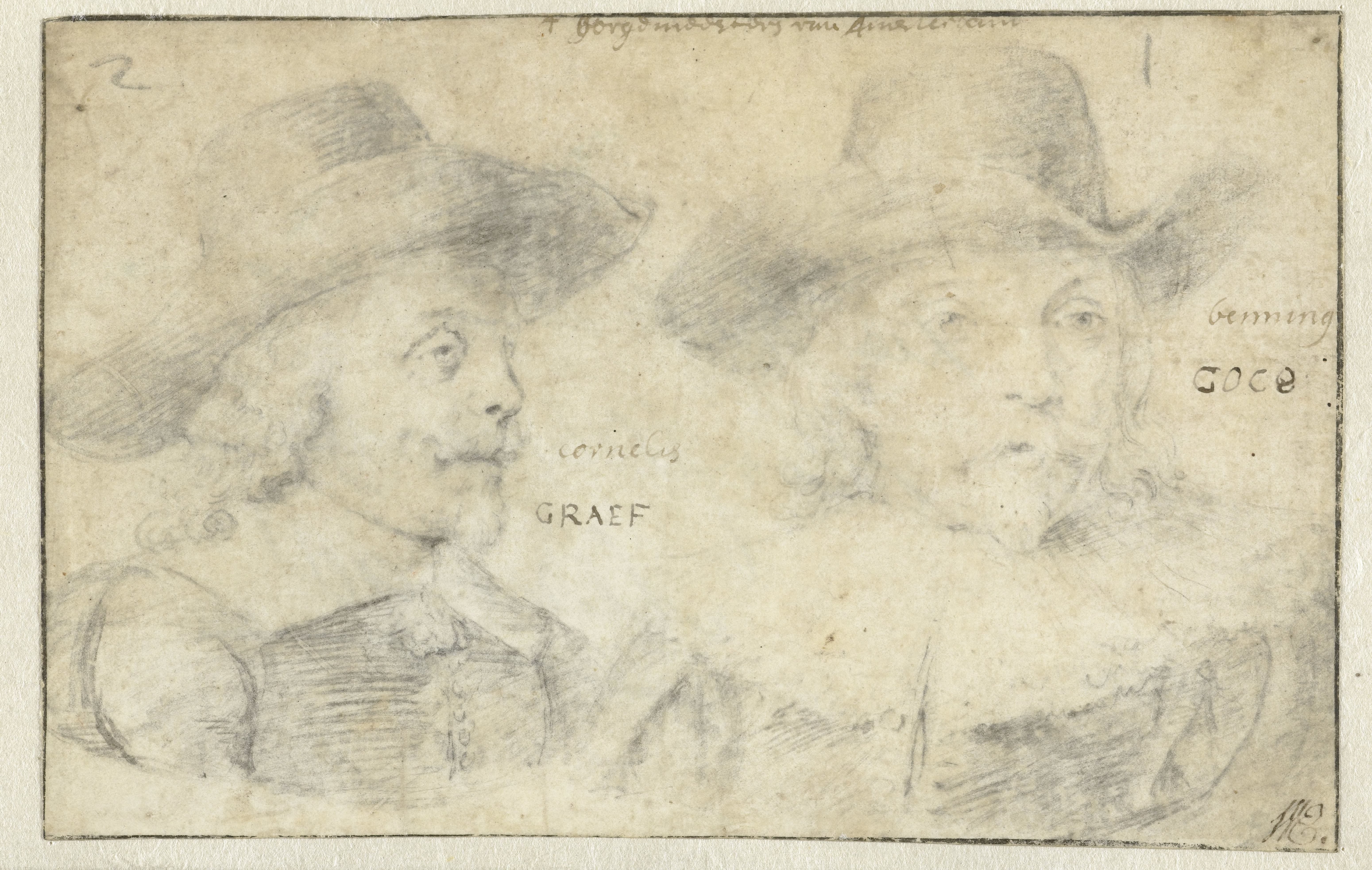 Portretten van Cornelis de Graeff en Frans Banningh Cocq