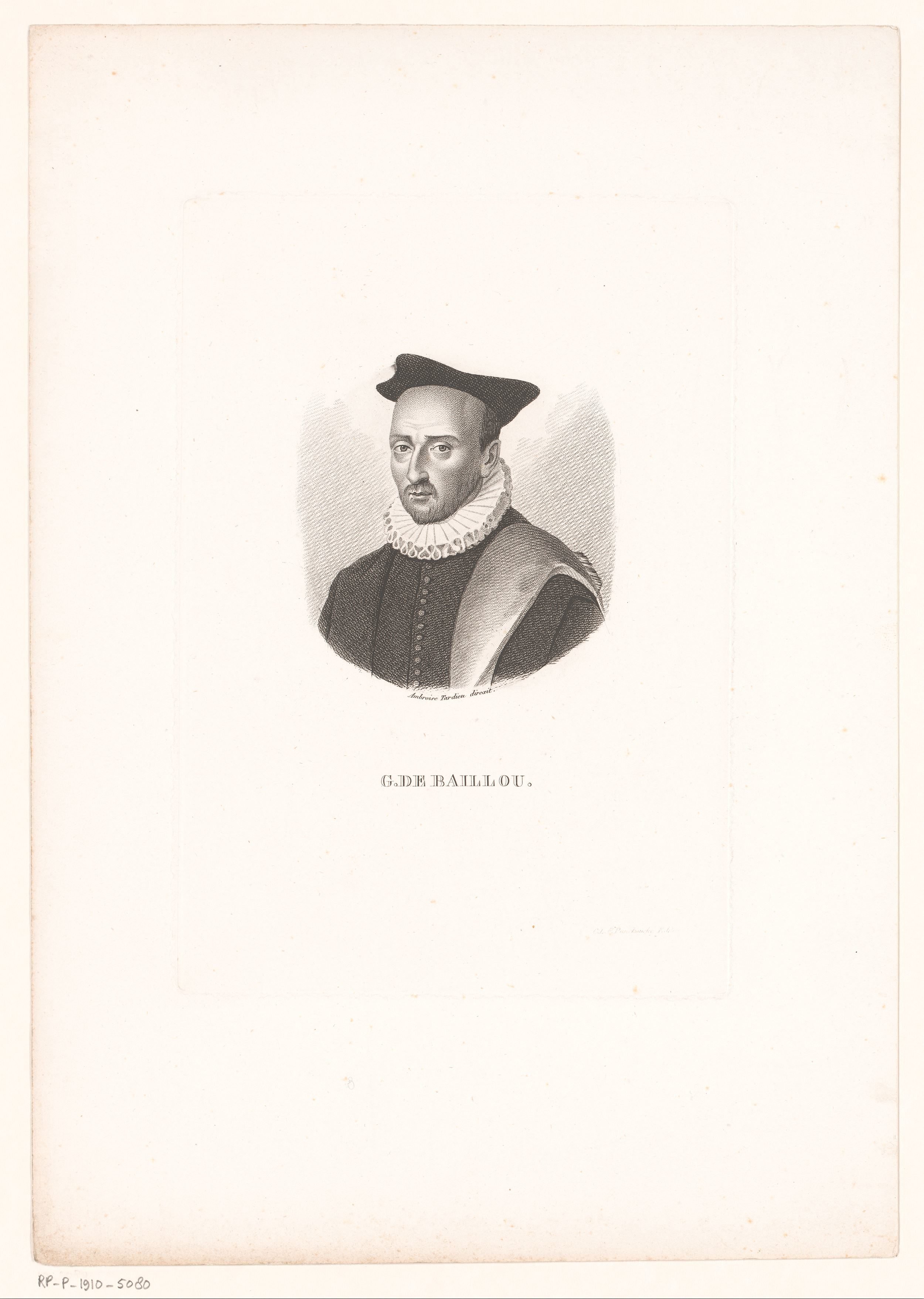 Portret van Guillaume de Baillou