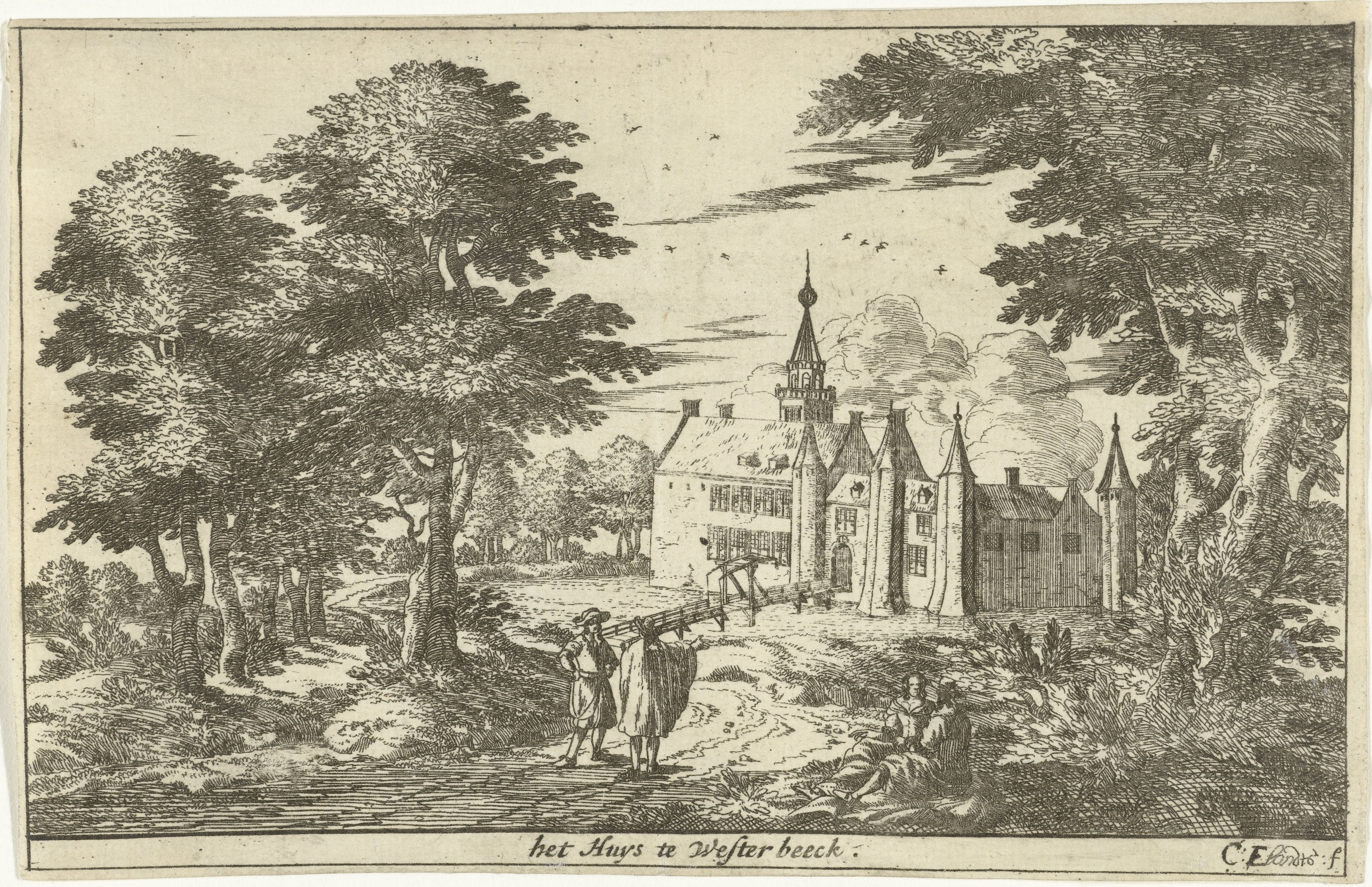 Gezicht op Kasteel Westerbeek