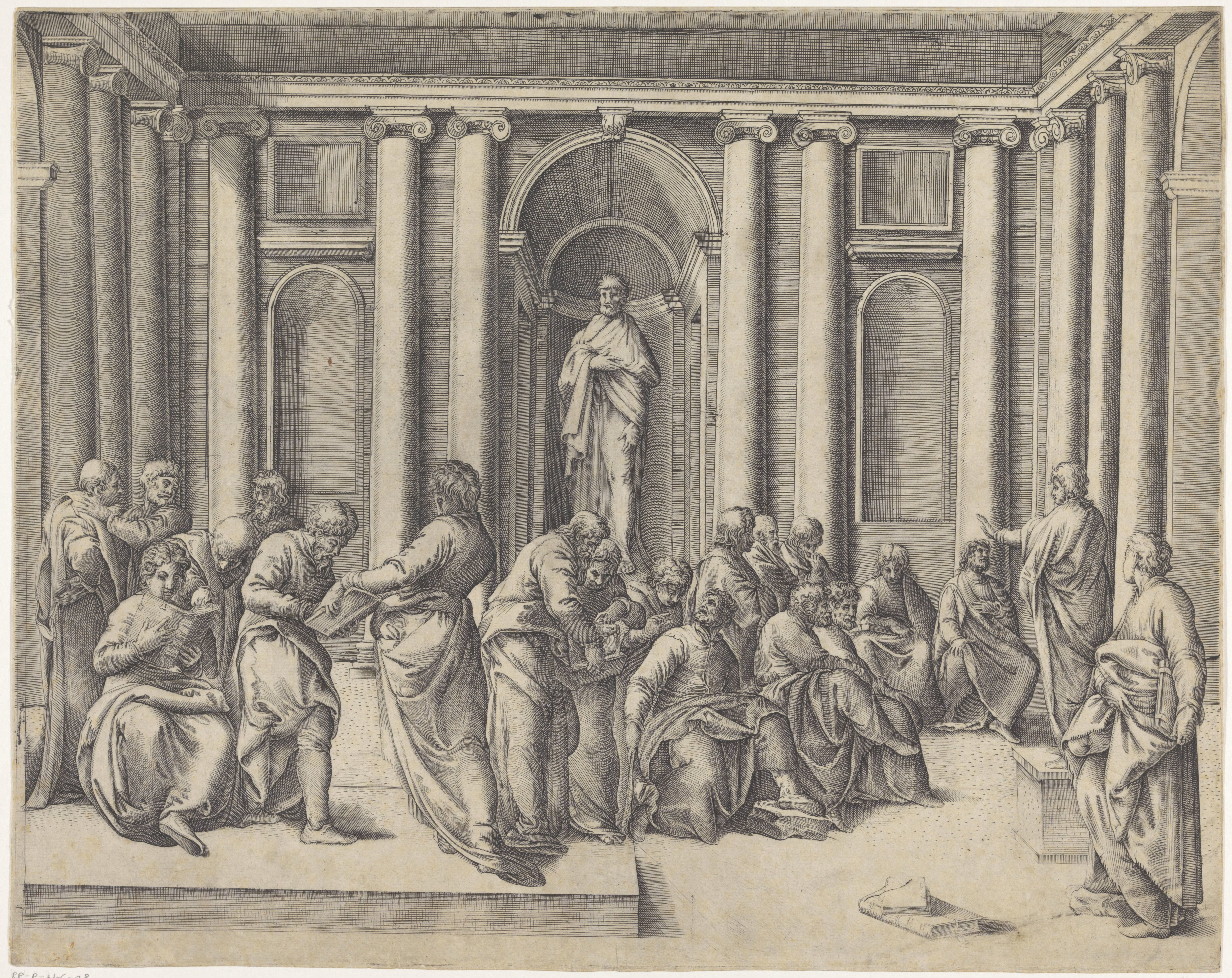 Christus tussen de schriftgeleerden in de tempel