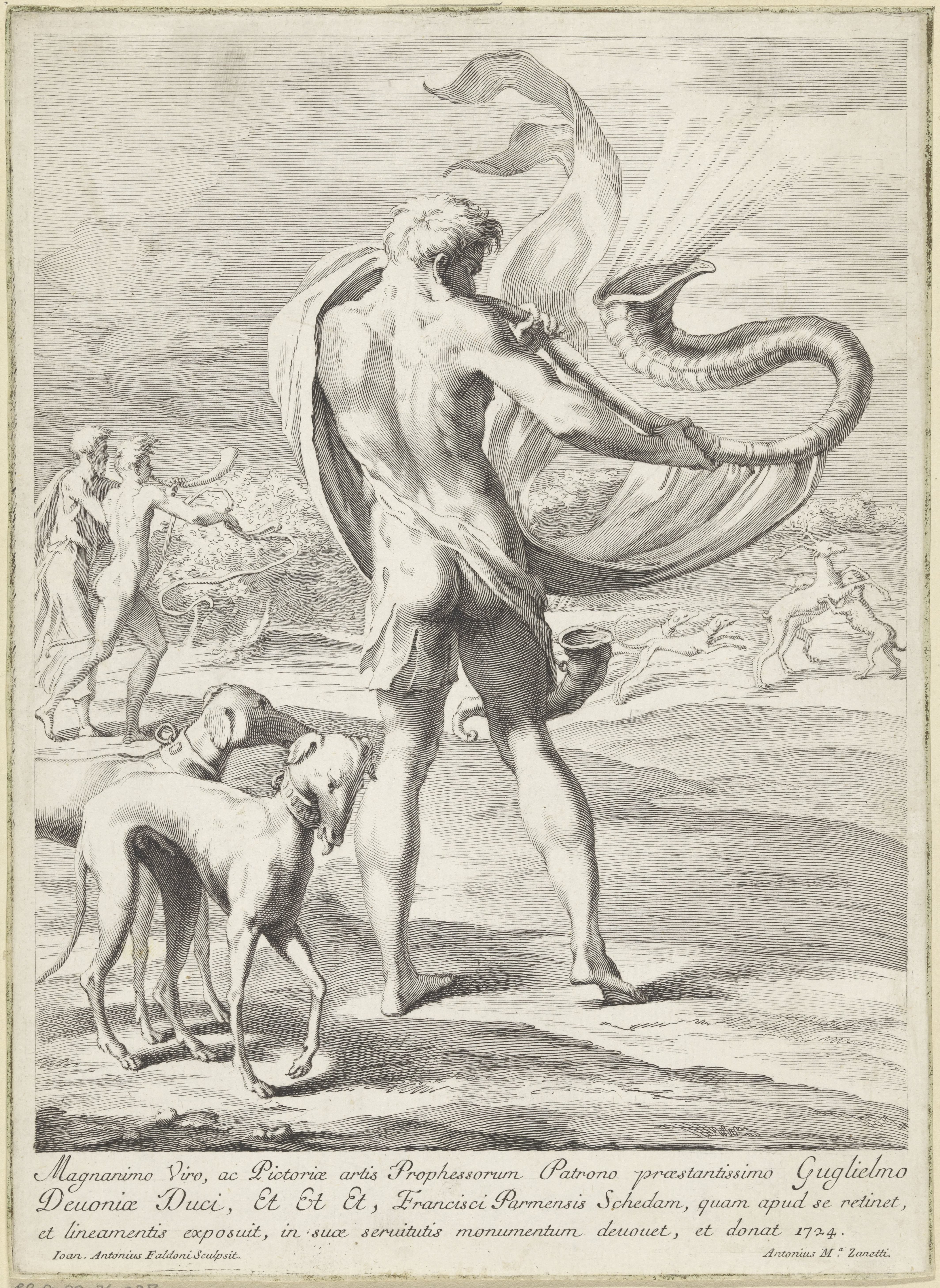 Jachtscène