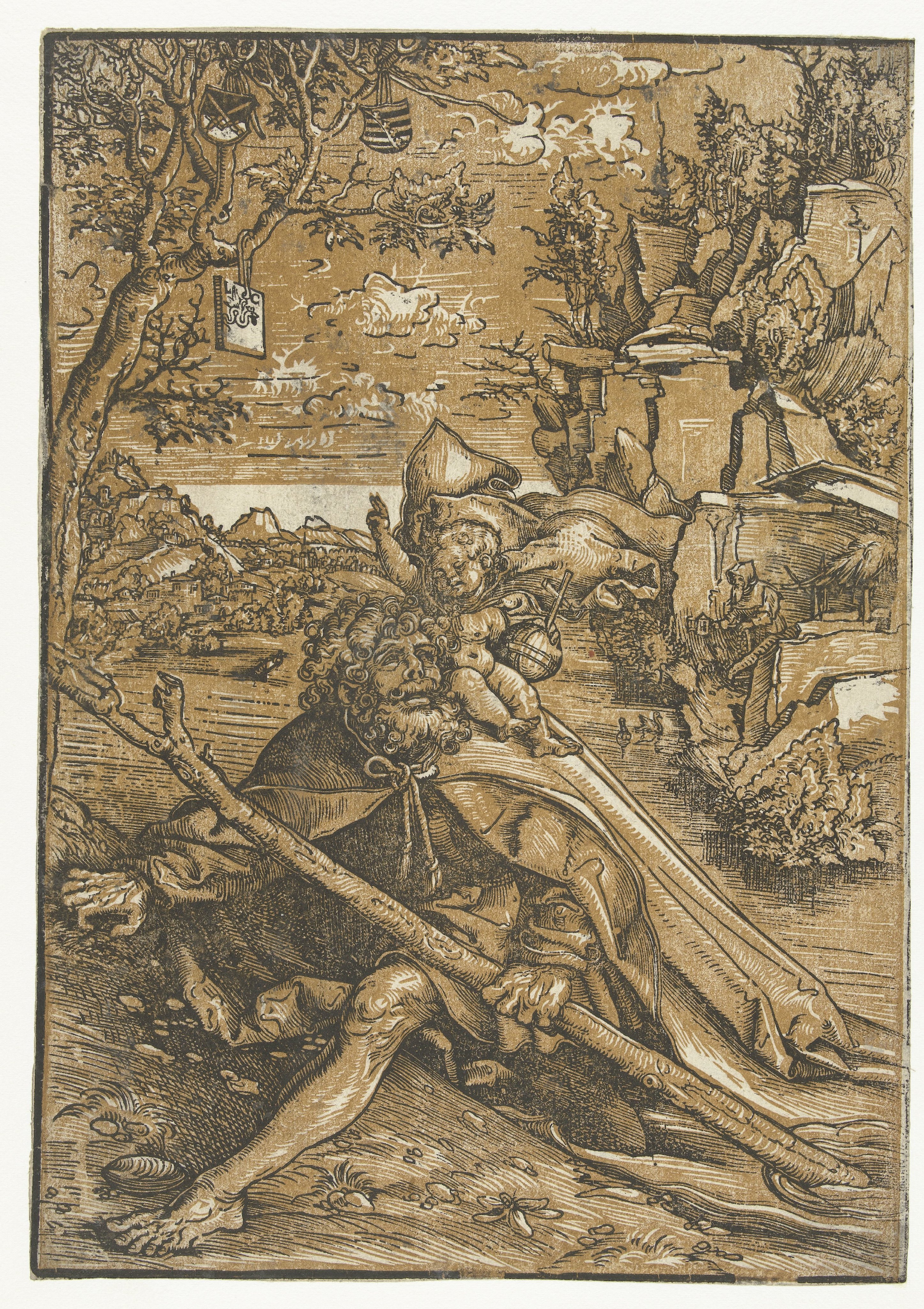 Heilige Christoffel met Christuskind
