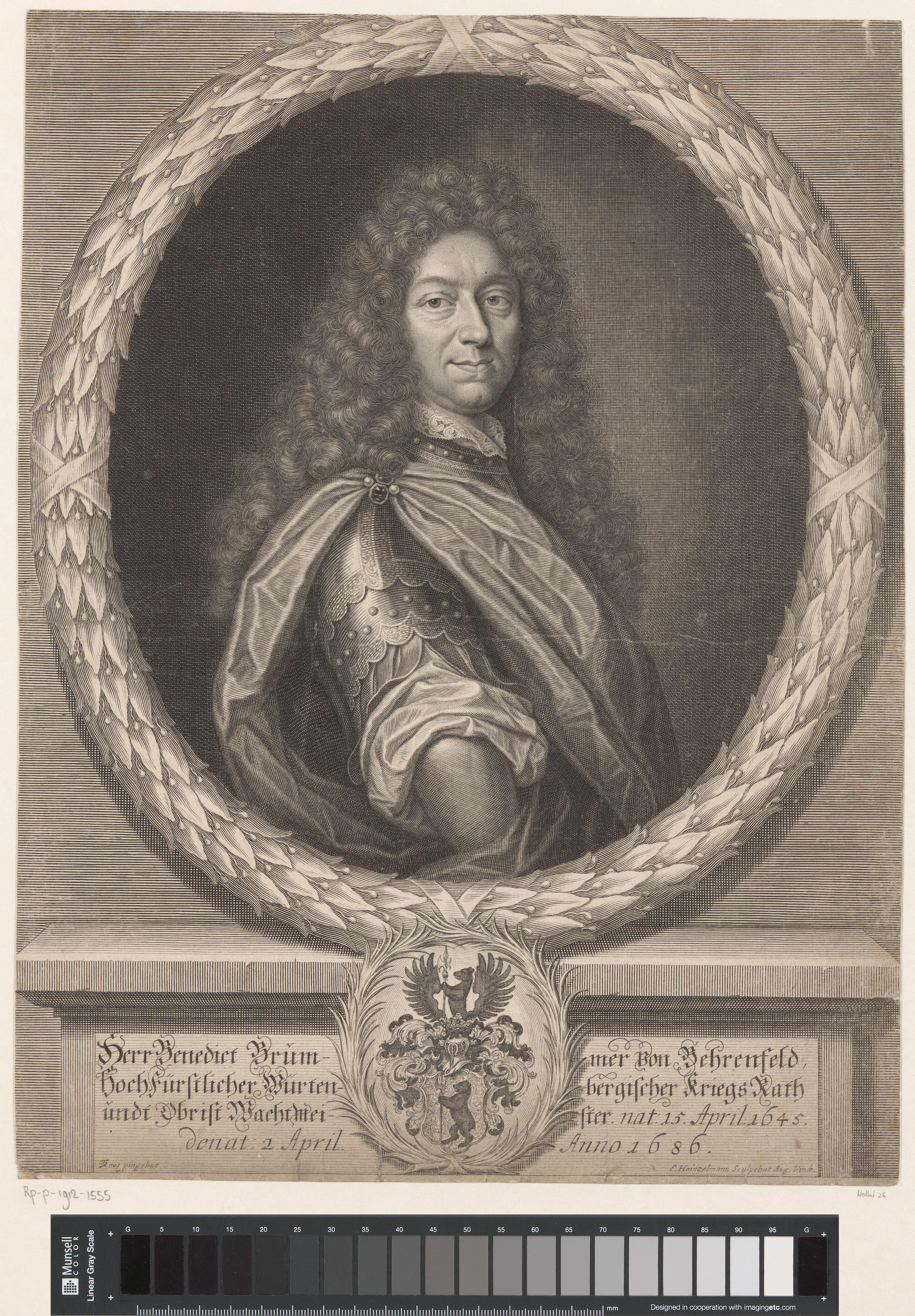 Portret van Benedikt Brummer von Bährenfeldt