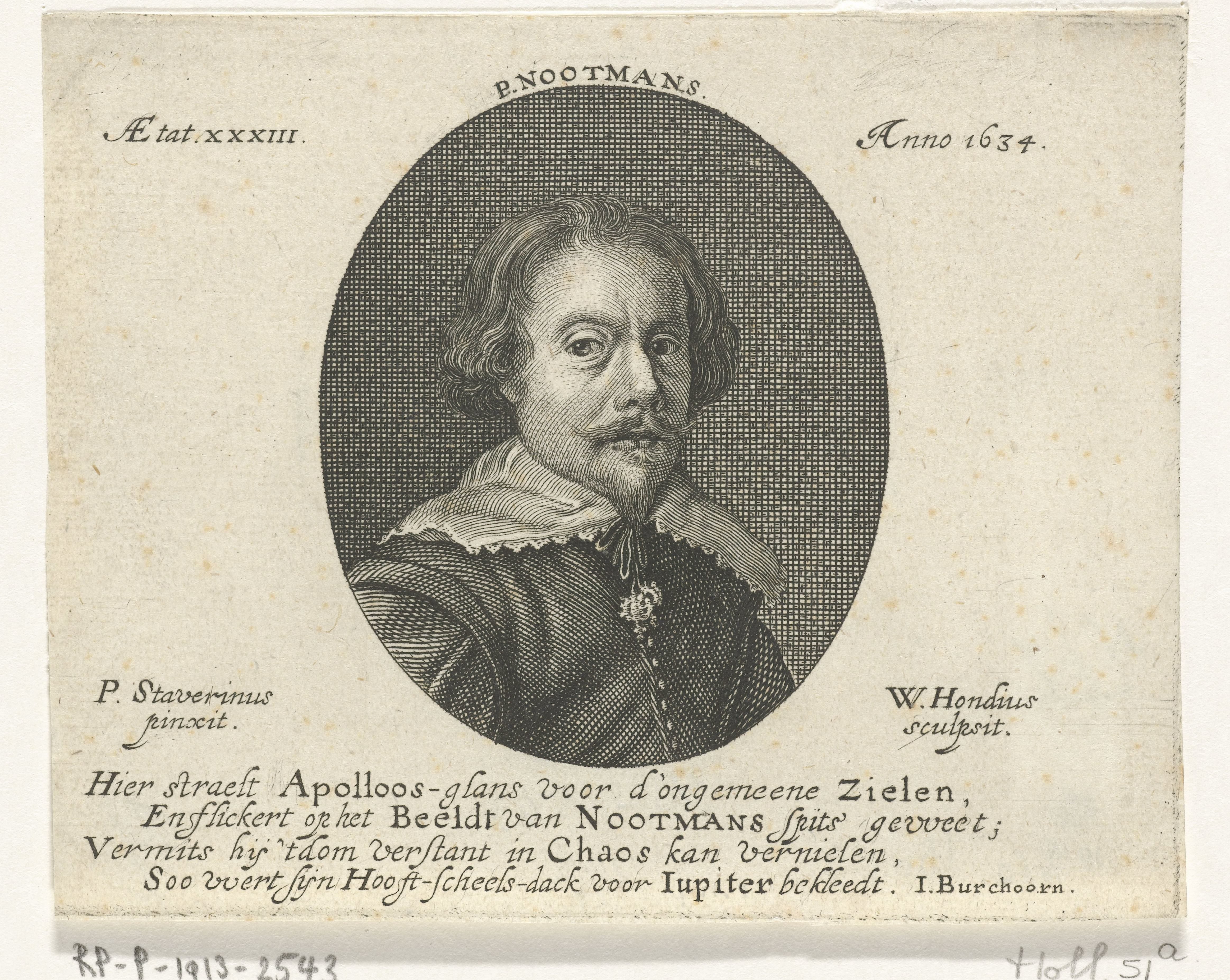 Portret van Pieter Nootmans