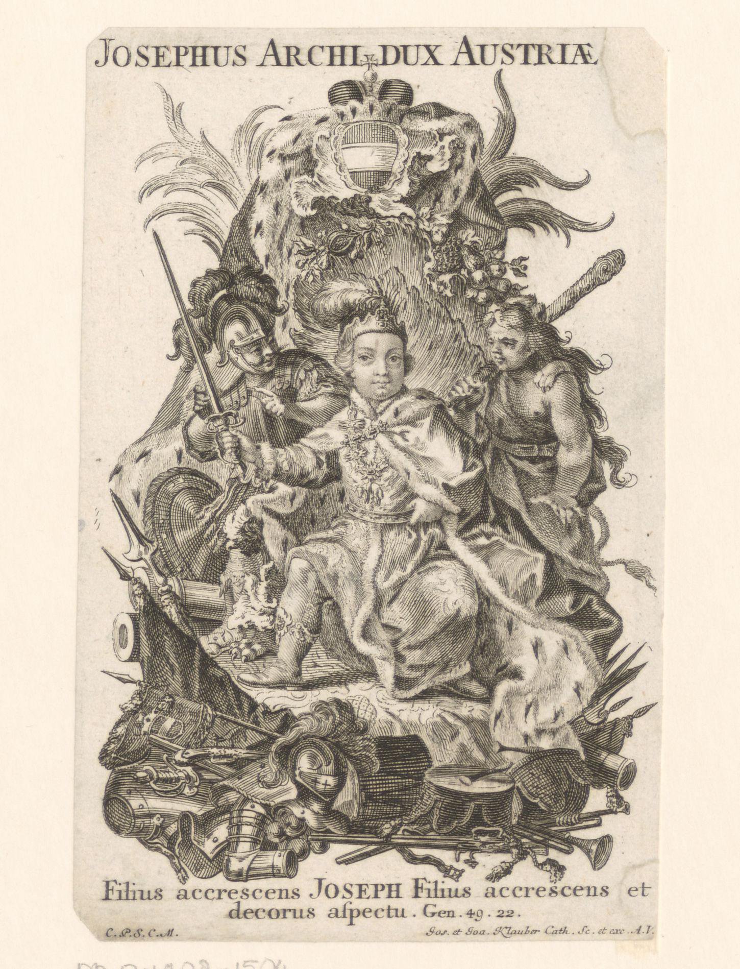 Portret van Karl Joseph von Habsburg-Lothringen