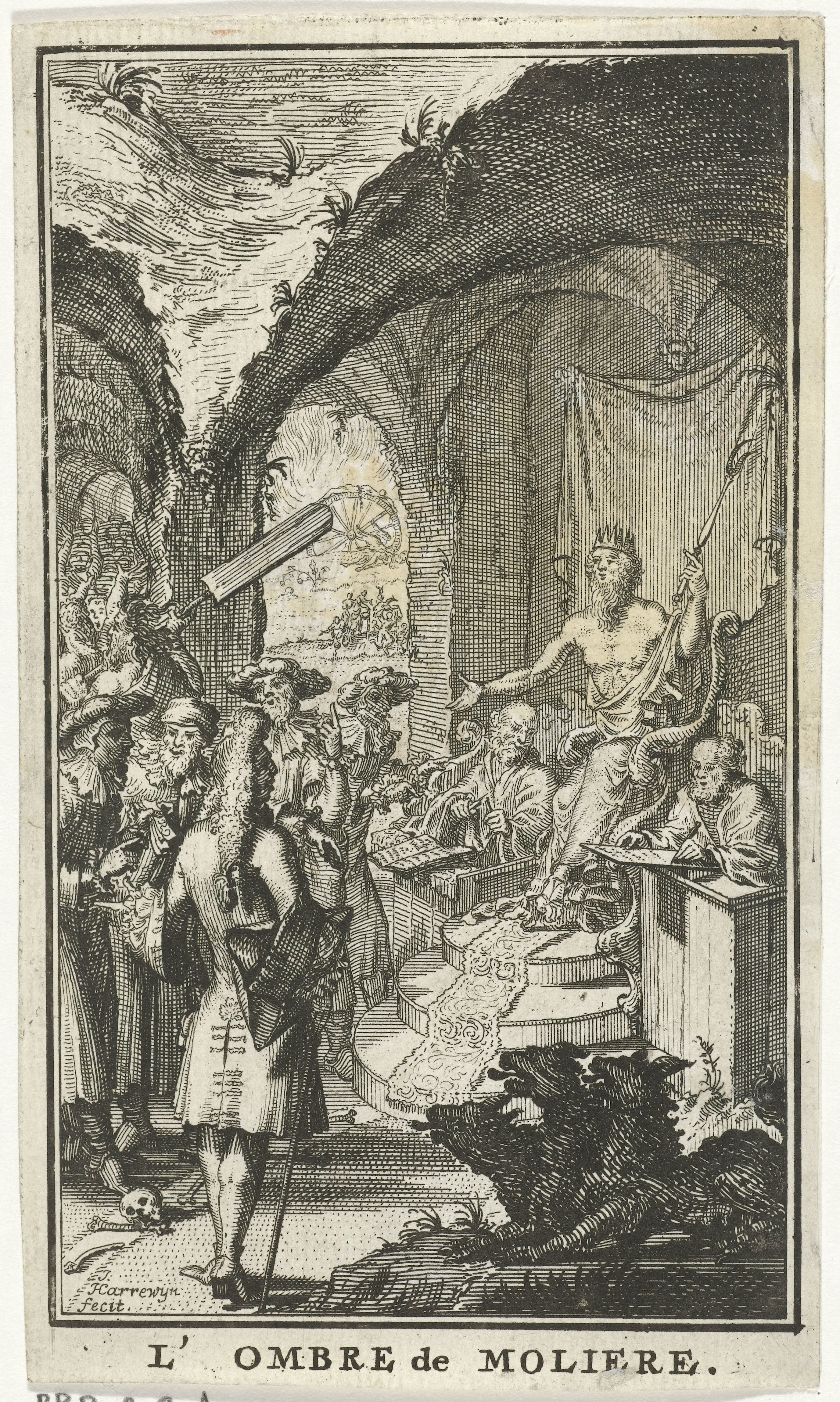 Molière voor de rechters van Pluto