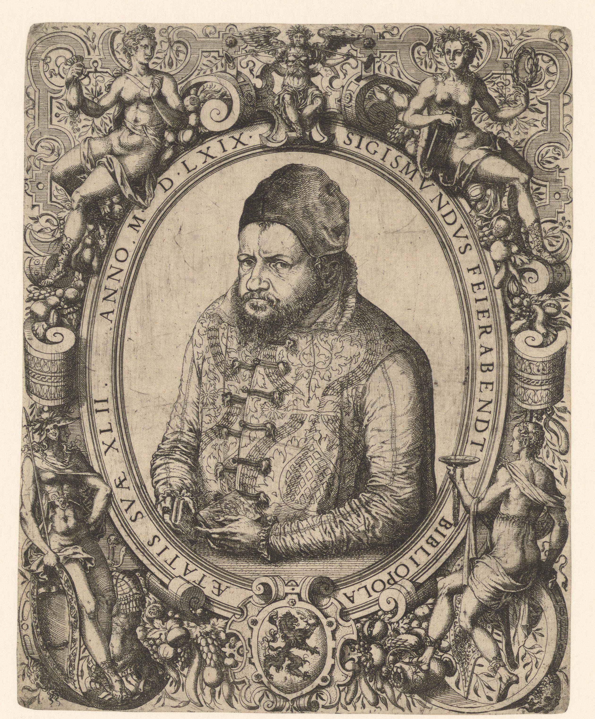 Portret van Sigmund Feyerabend