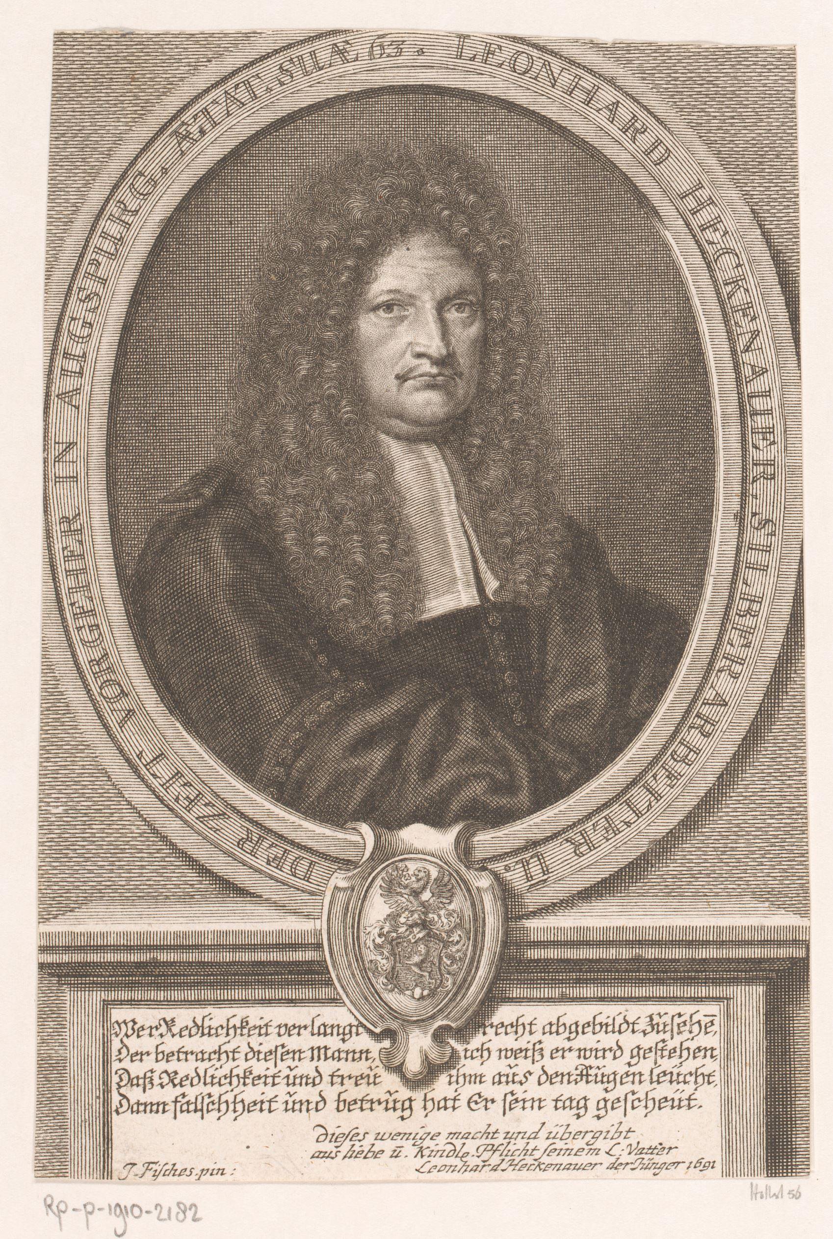 Portret van Leonhard Heckenhauer
