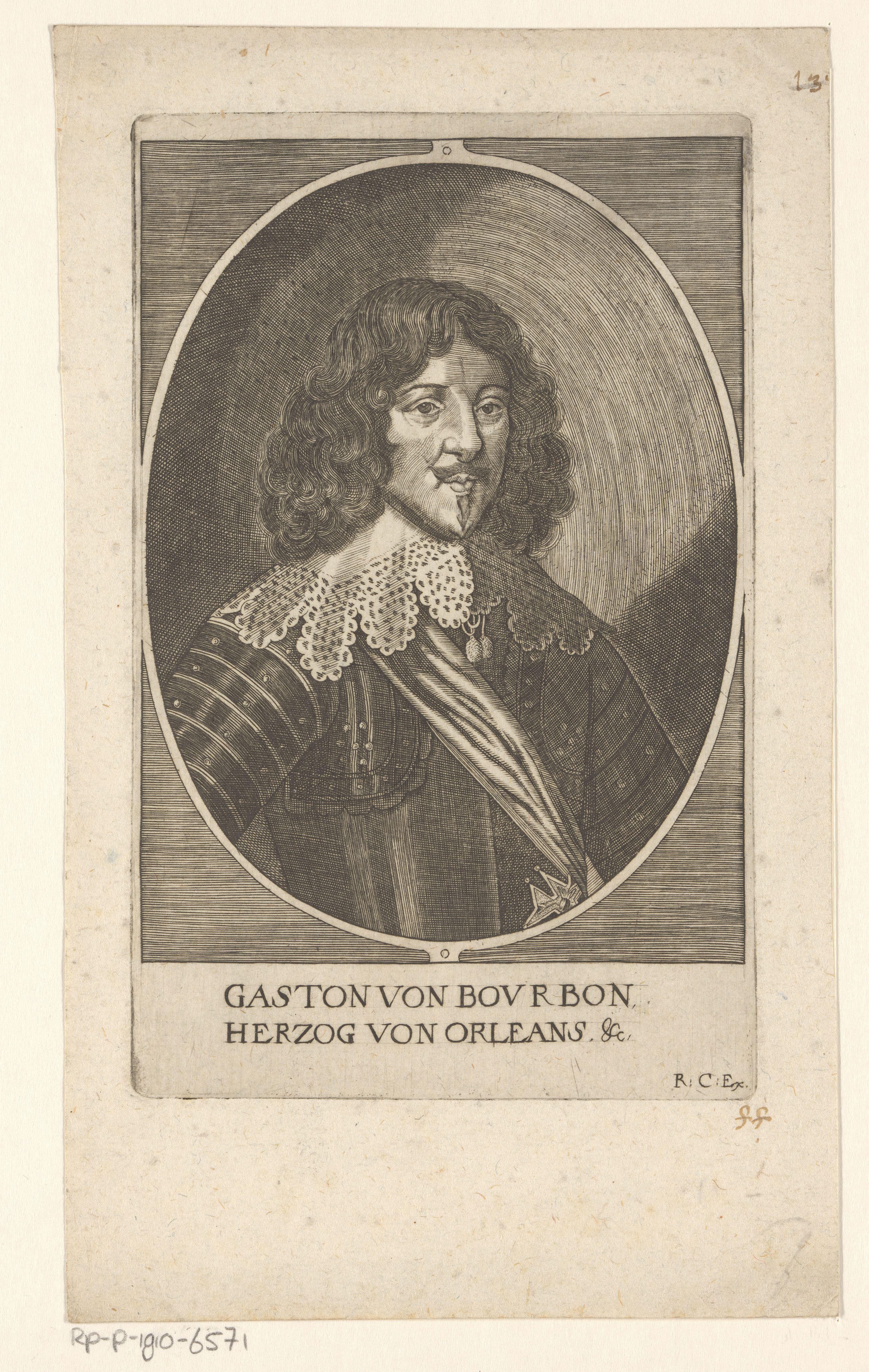 Portret van Gaston van Orléans