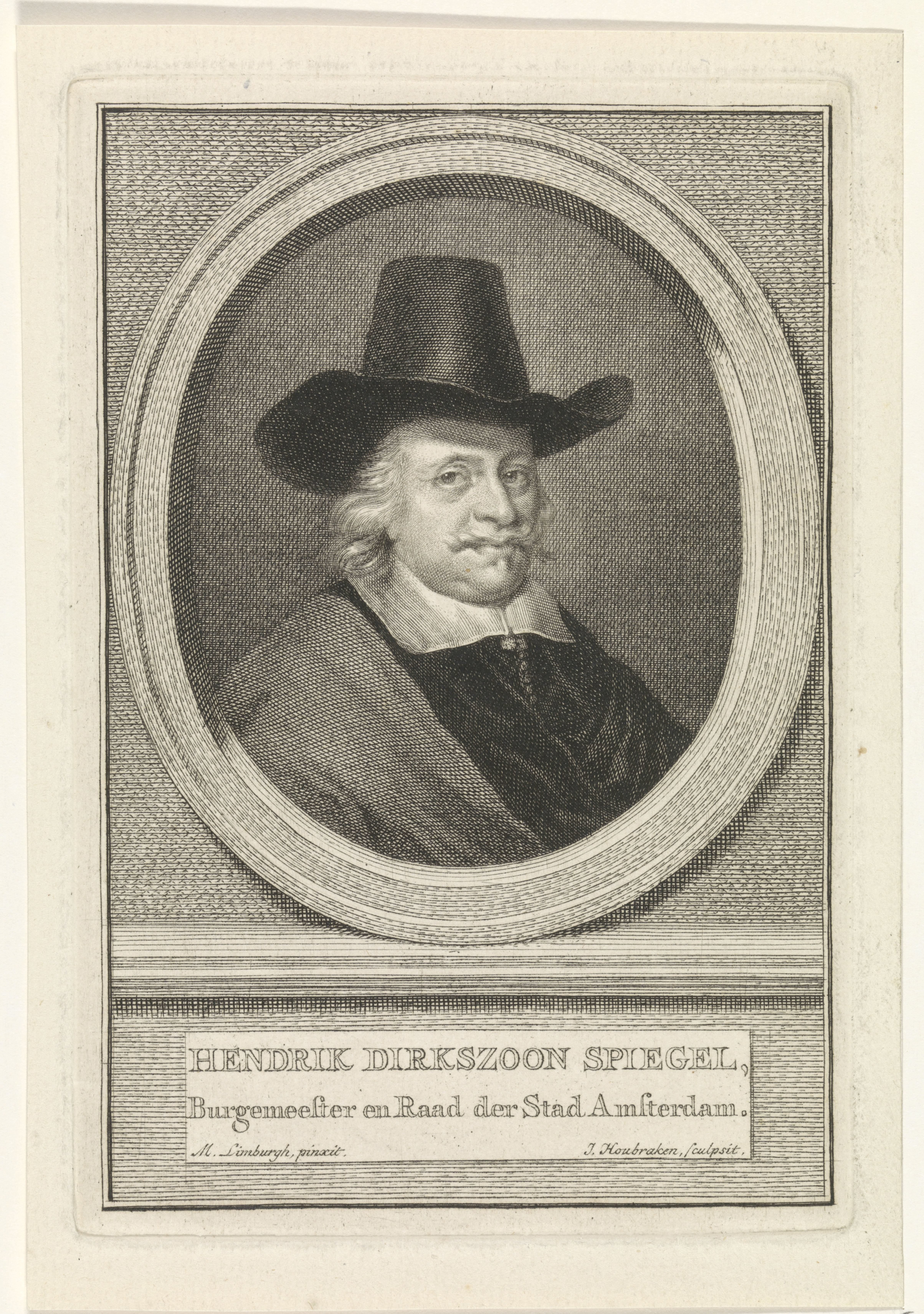 Portret van Hendrick Dircksz. Spiegel