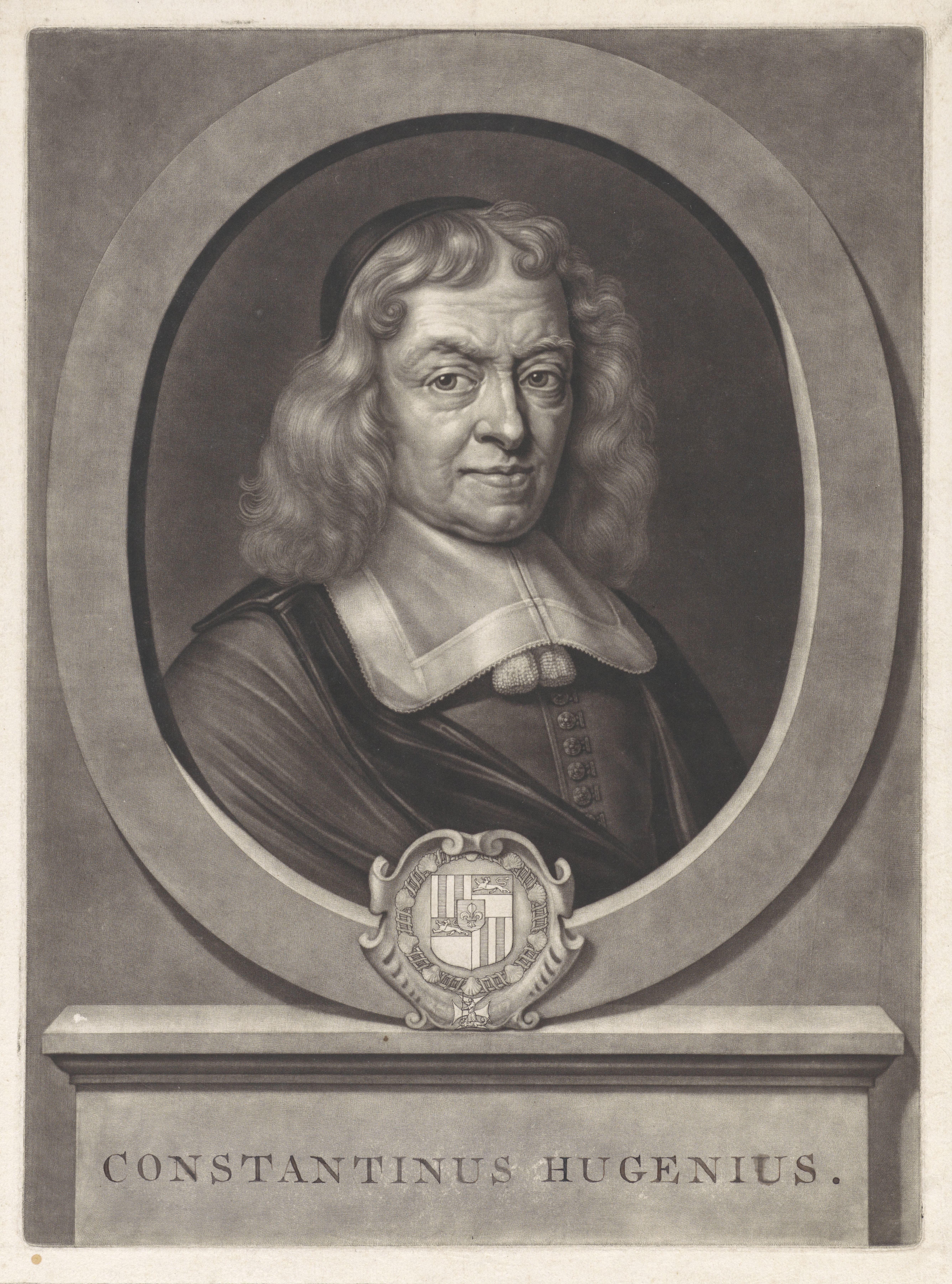Portret van Constantijn Huygens