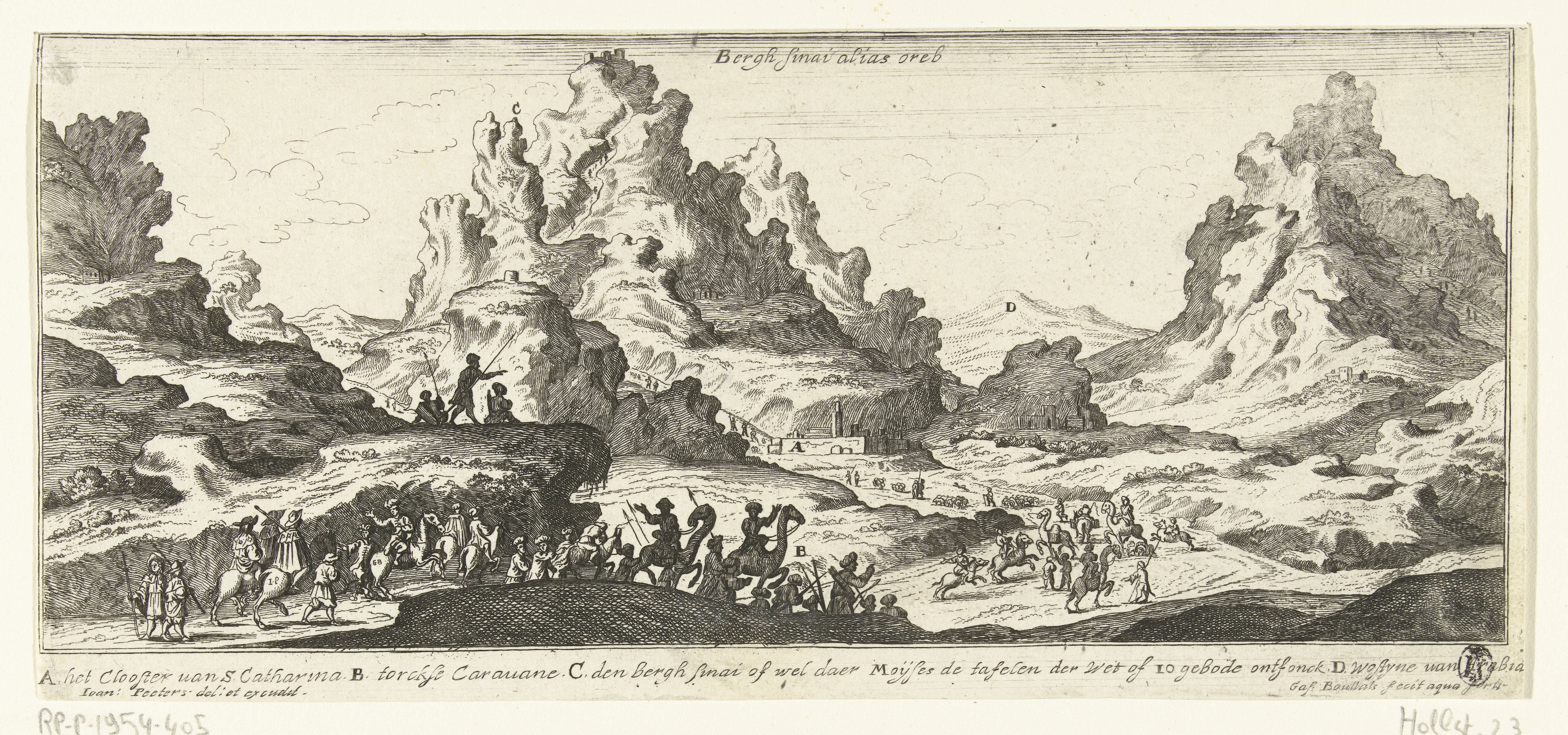 Gezicht op de berg Sinaï