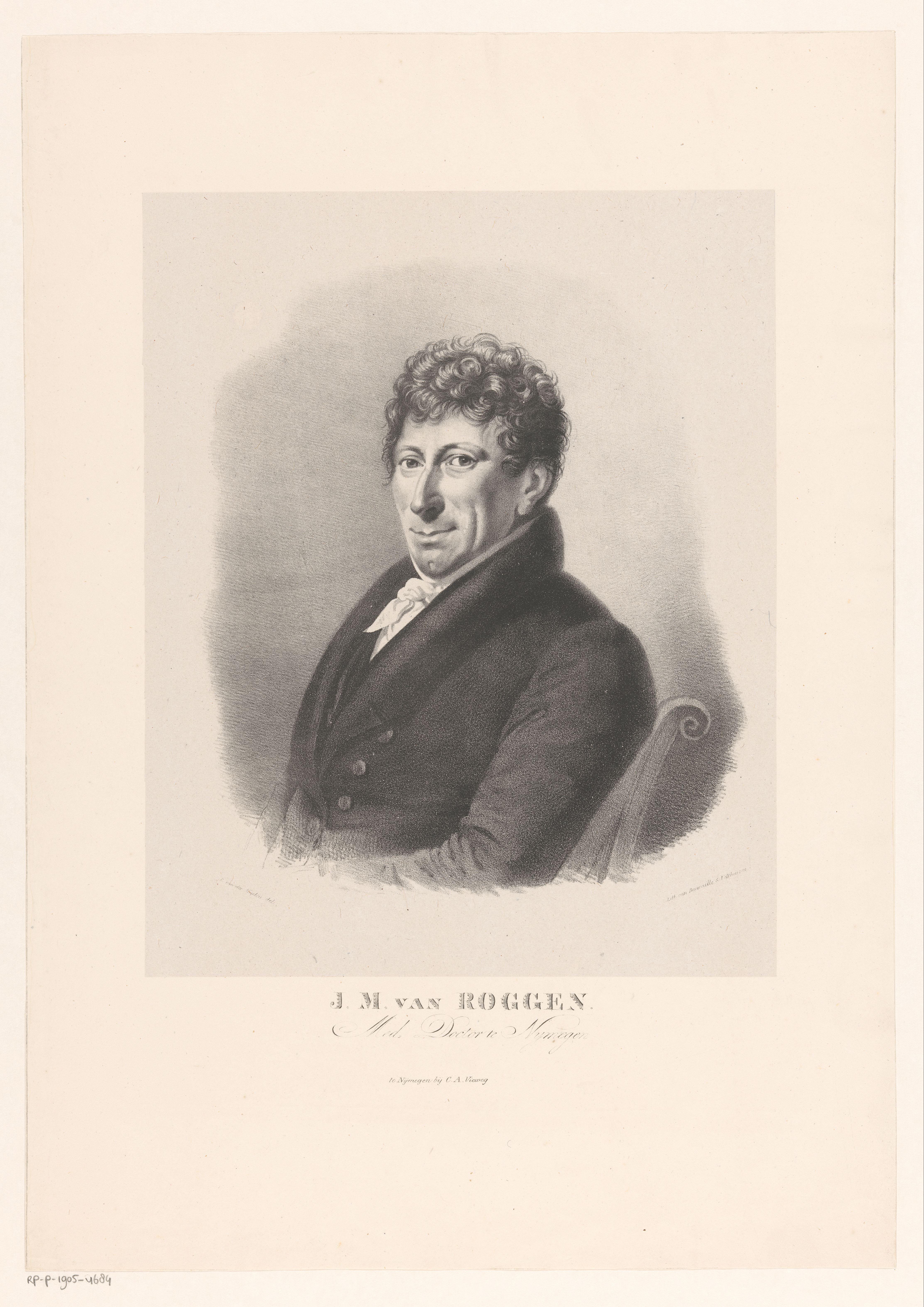 Portret van J.M. van Roggen