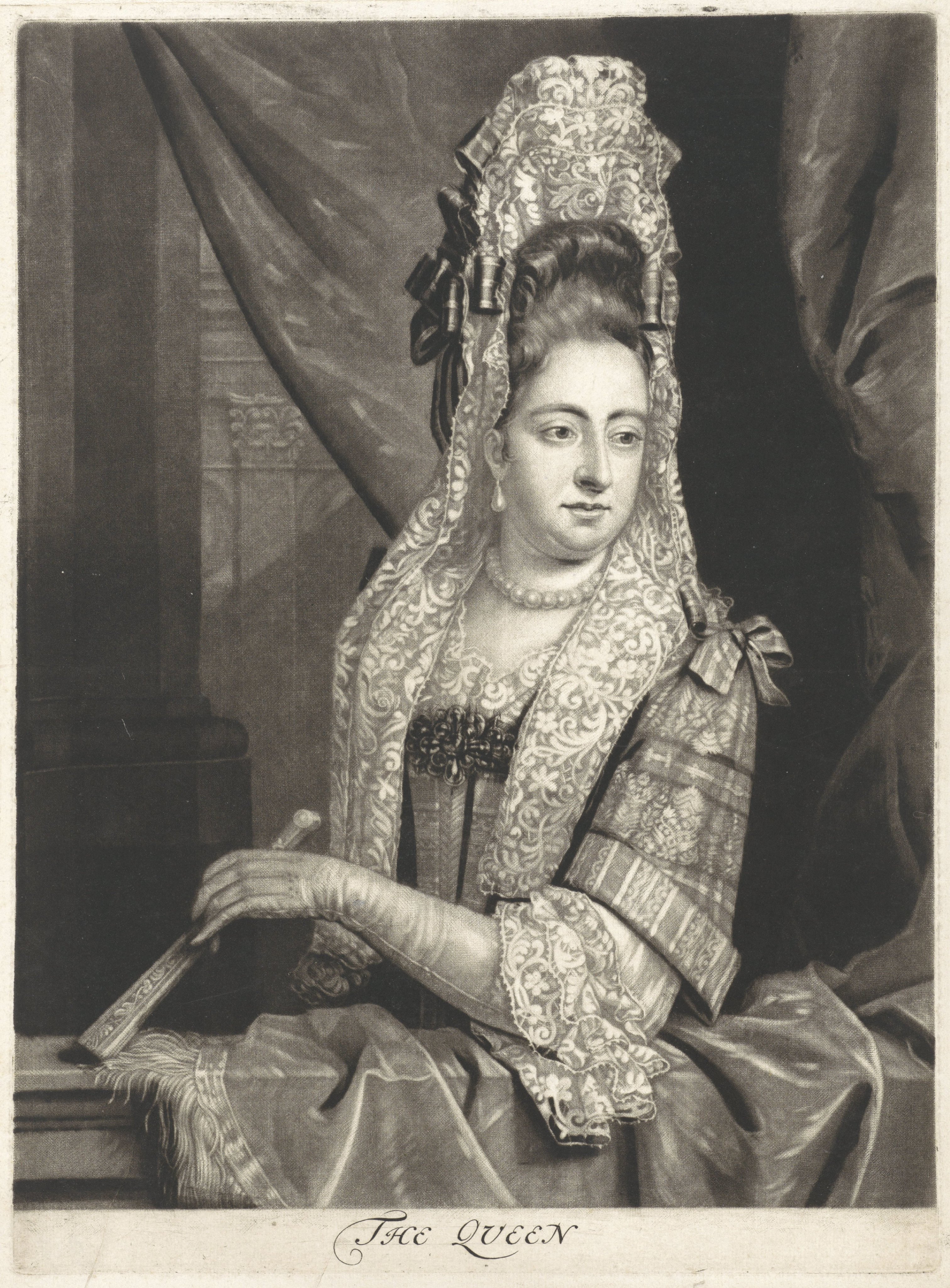 Portret van koningin Maria II Stuart