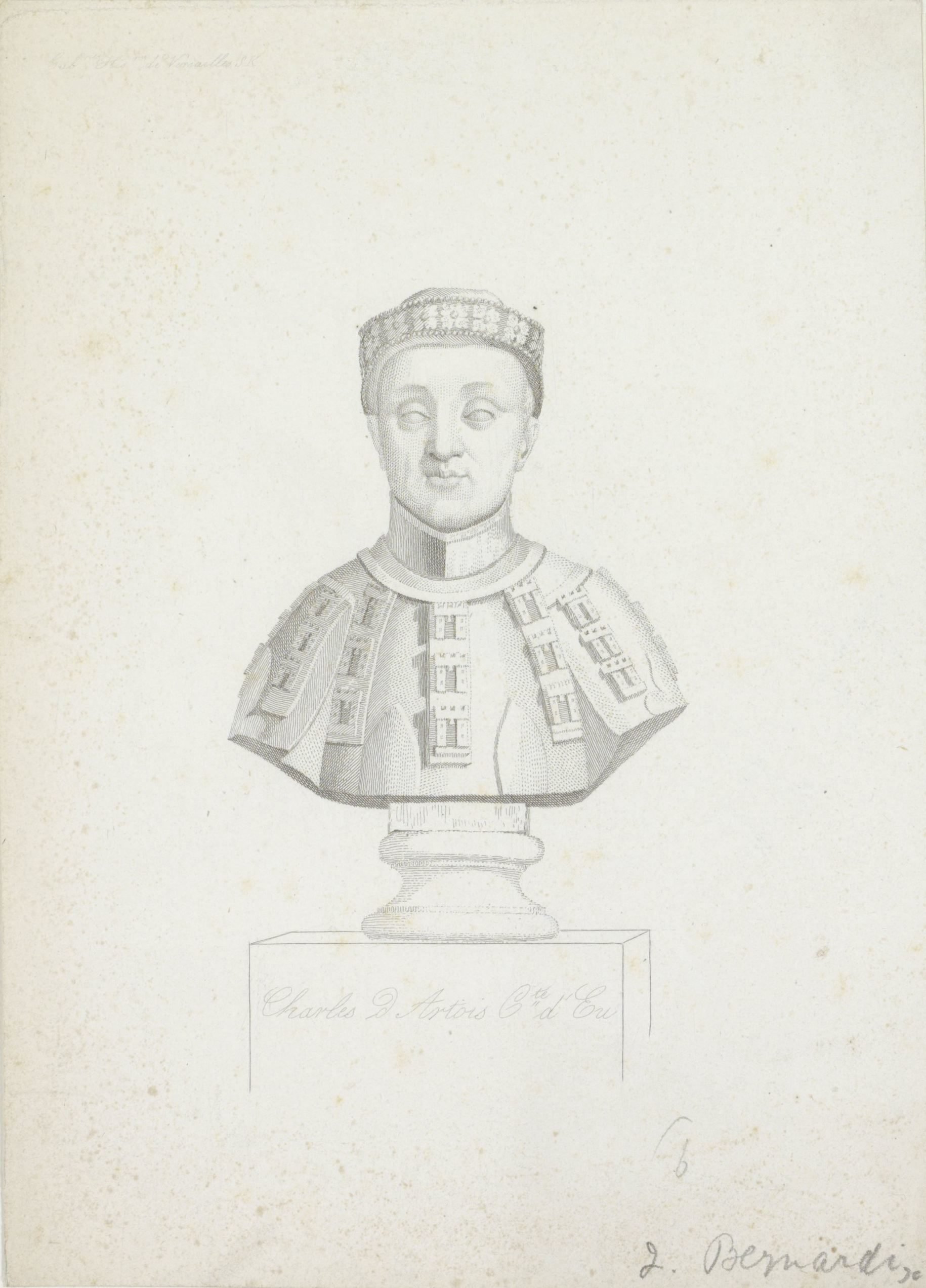 Portretbuste van Karel van Eu