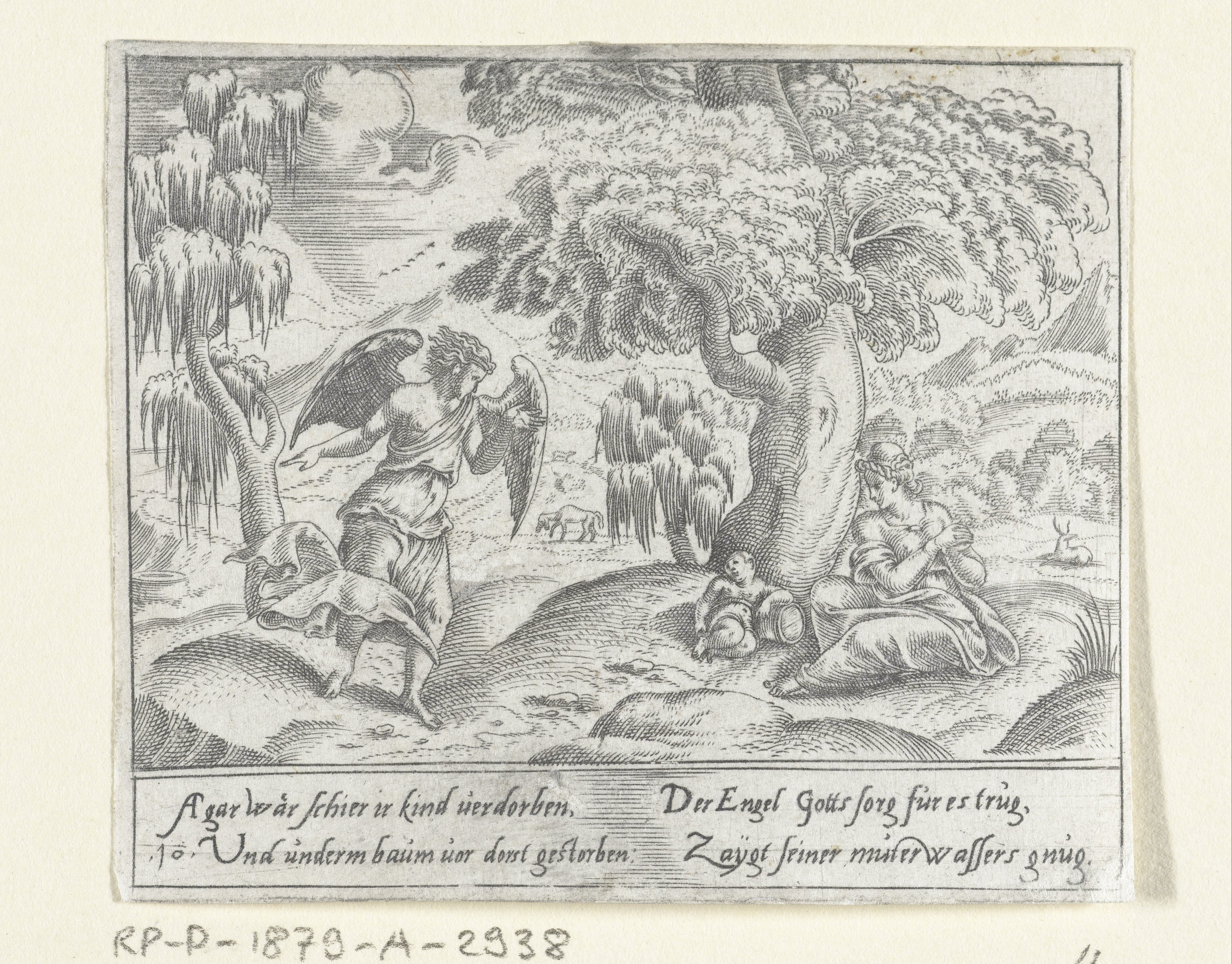 Hagar en Ismaël in de woestijn