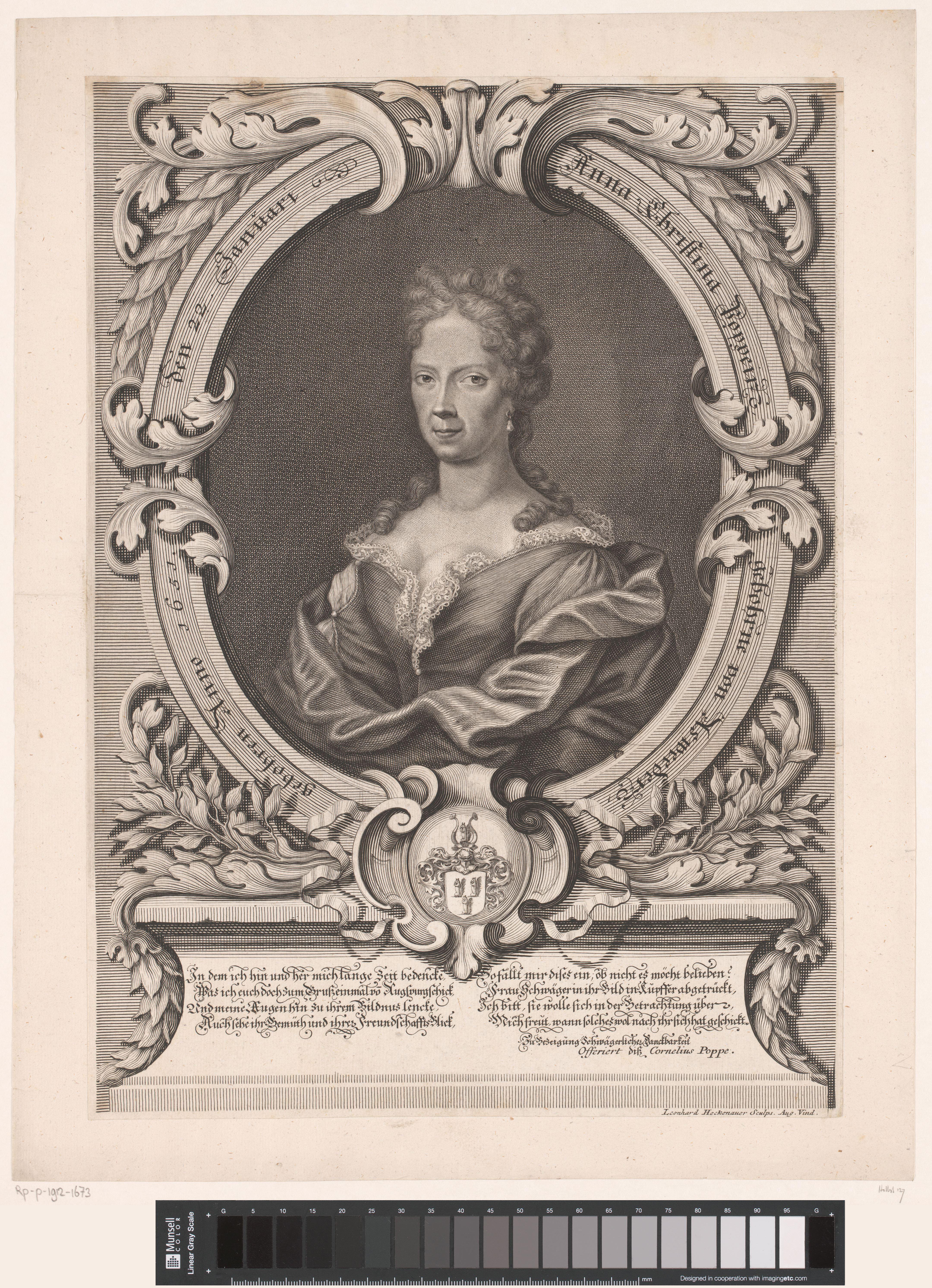 Portret van Anna Christina Popgeir