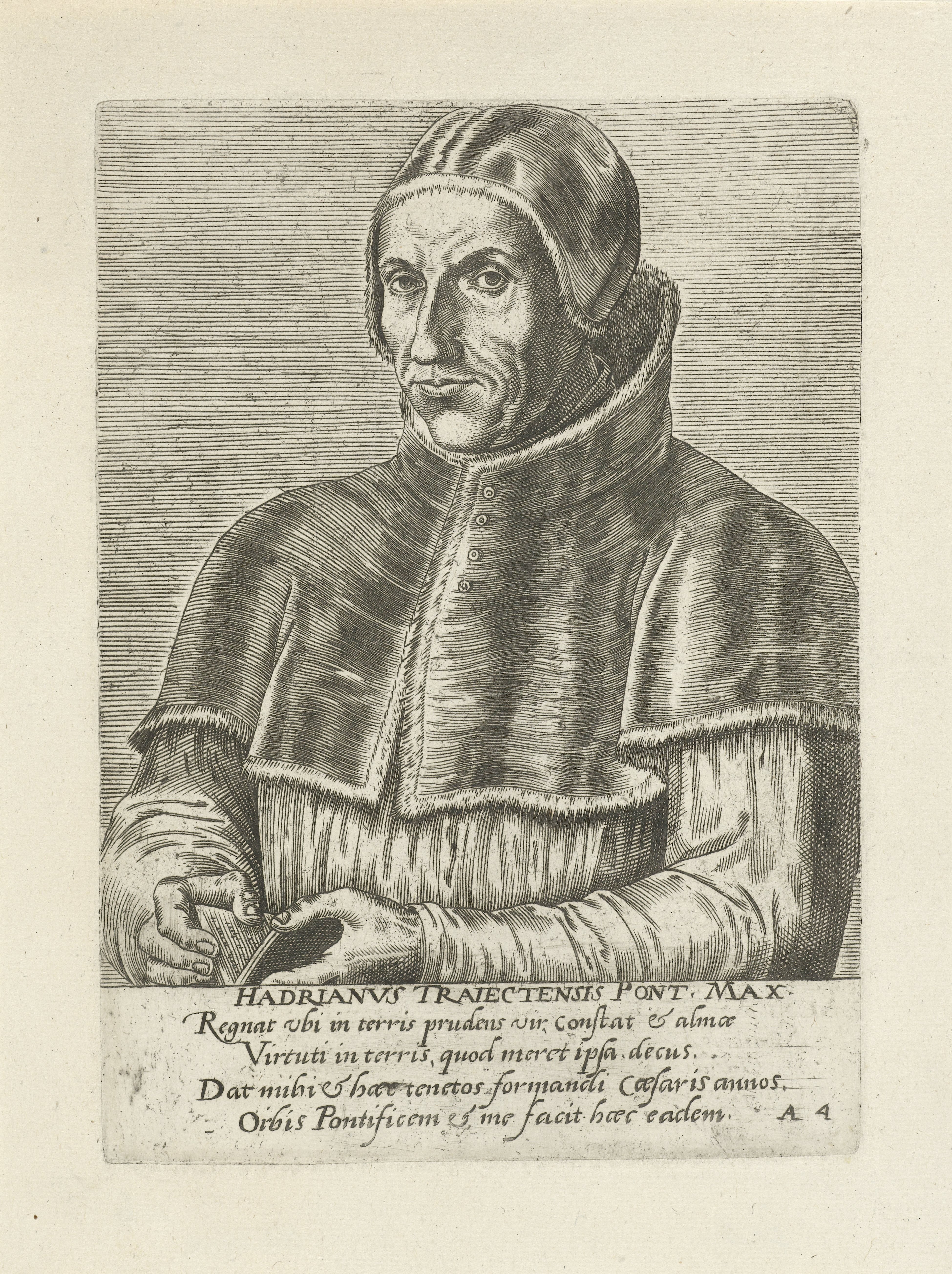 Portret van paus Adrianus VI