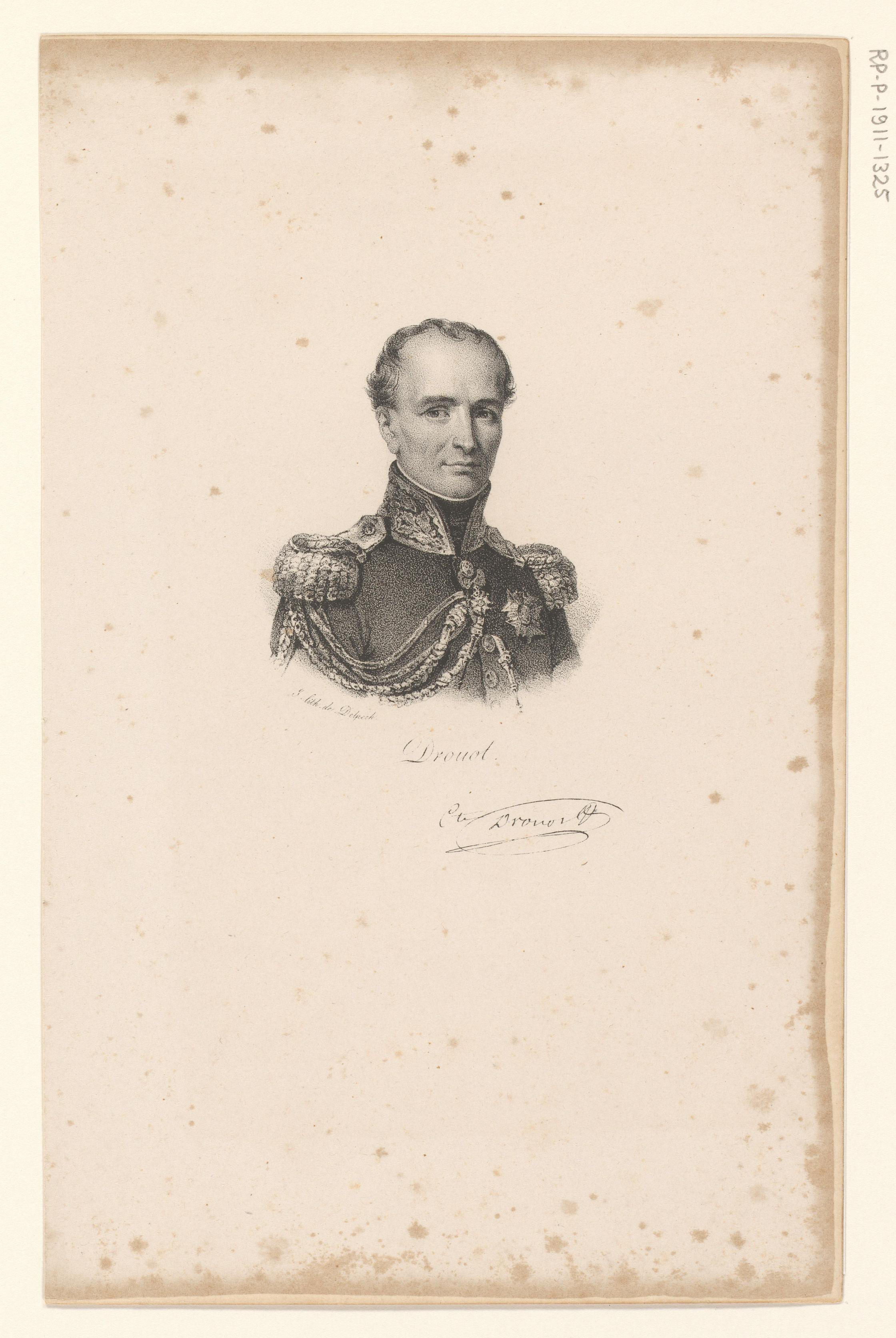 Portret van Antoine Drouot