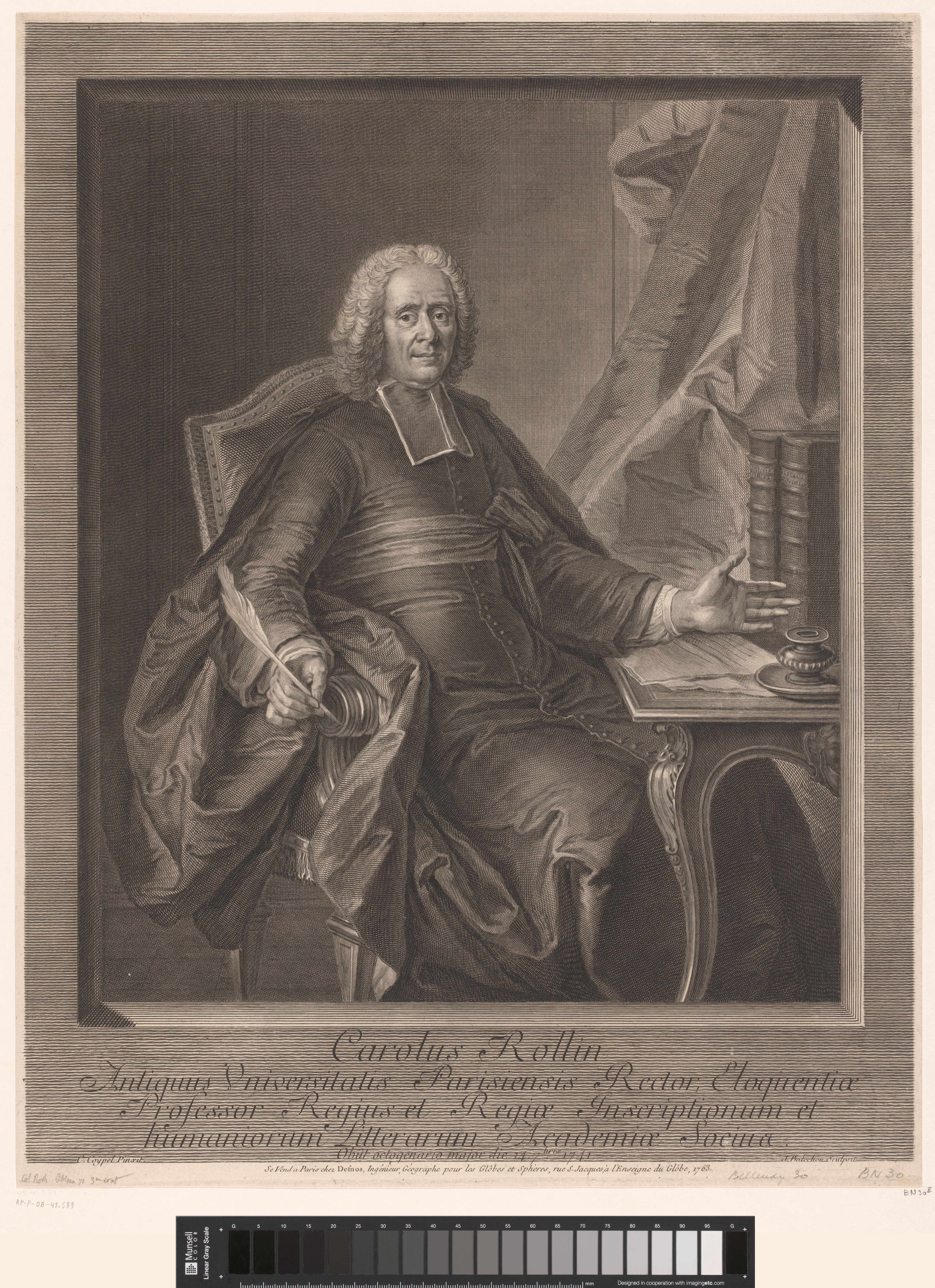 Portret van Charles Rollin
