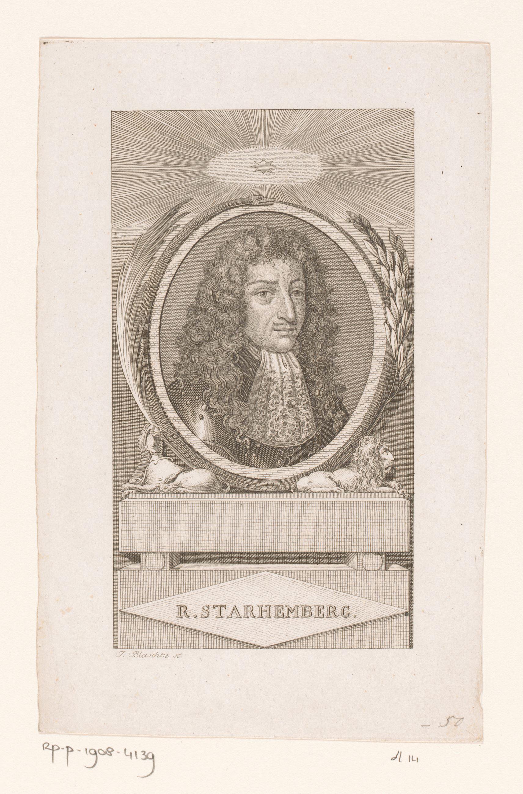 Portret van Ernst Rüdiger von Starhemberg