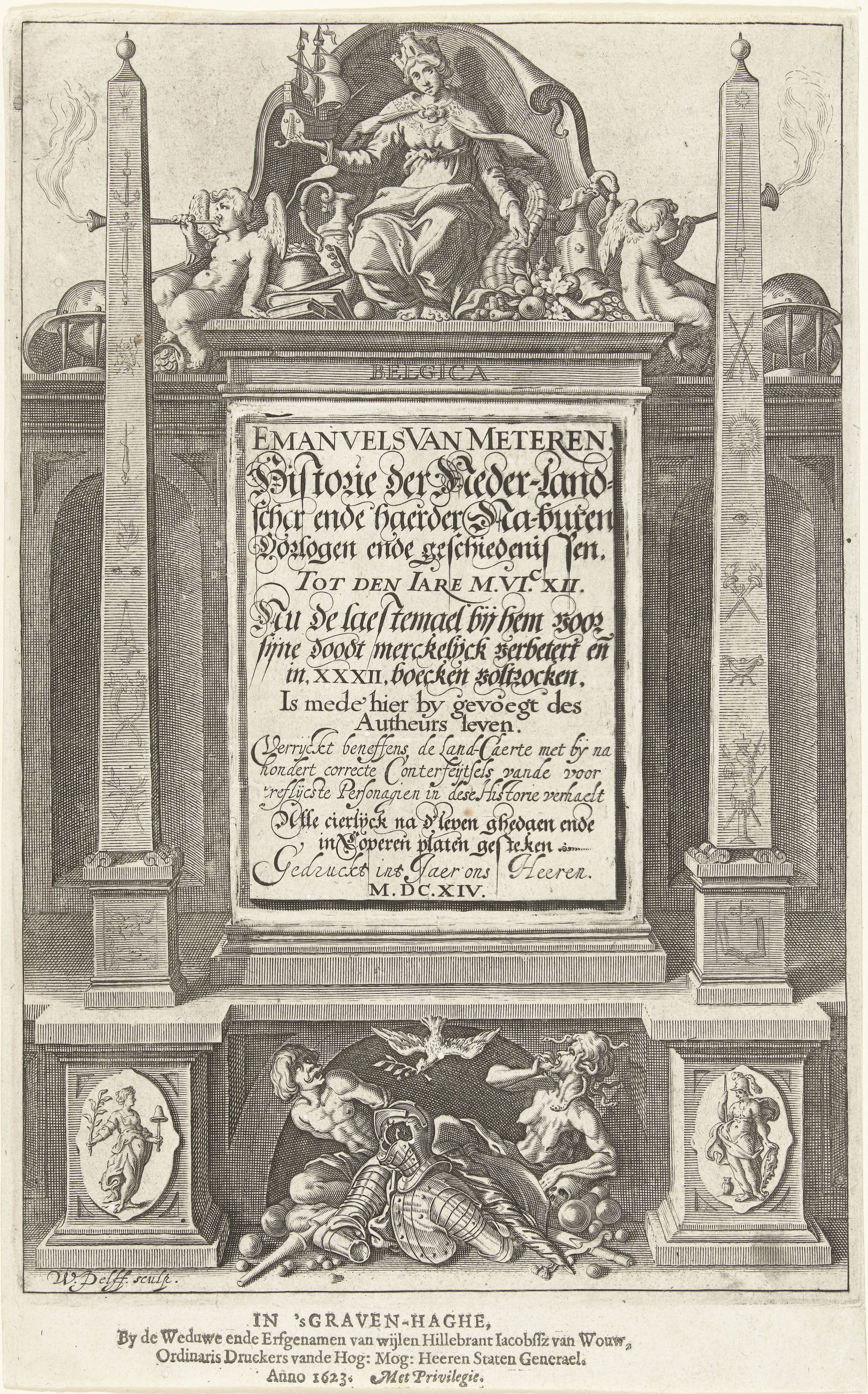 Allegorie op de geschiedenis van Nederland