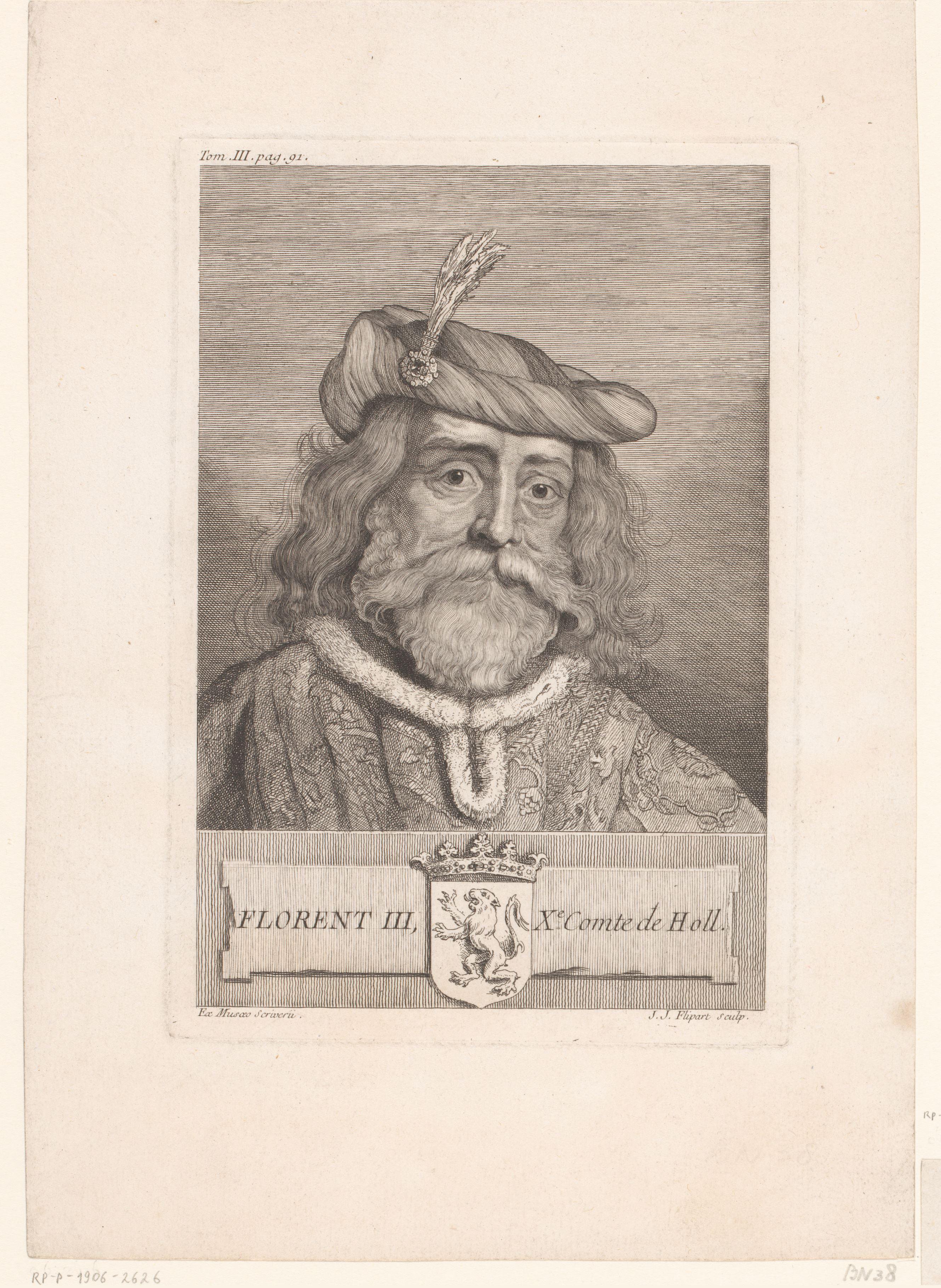 Portret van Floris III van Holland