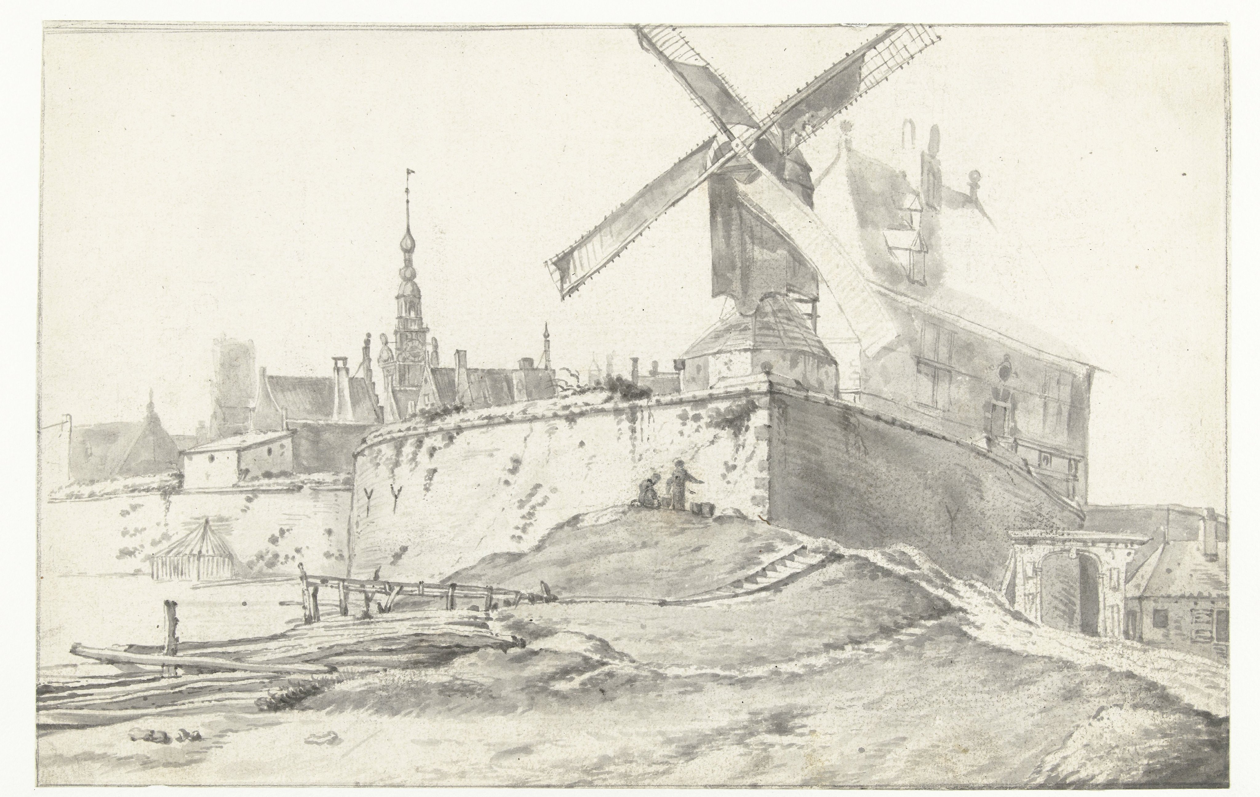 Gezicht op Dordrecht