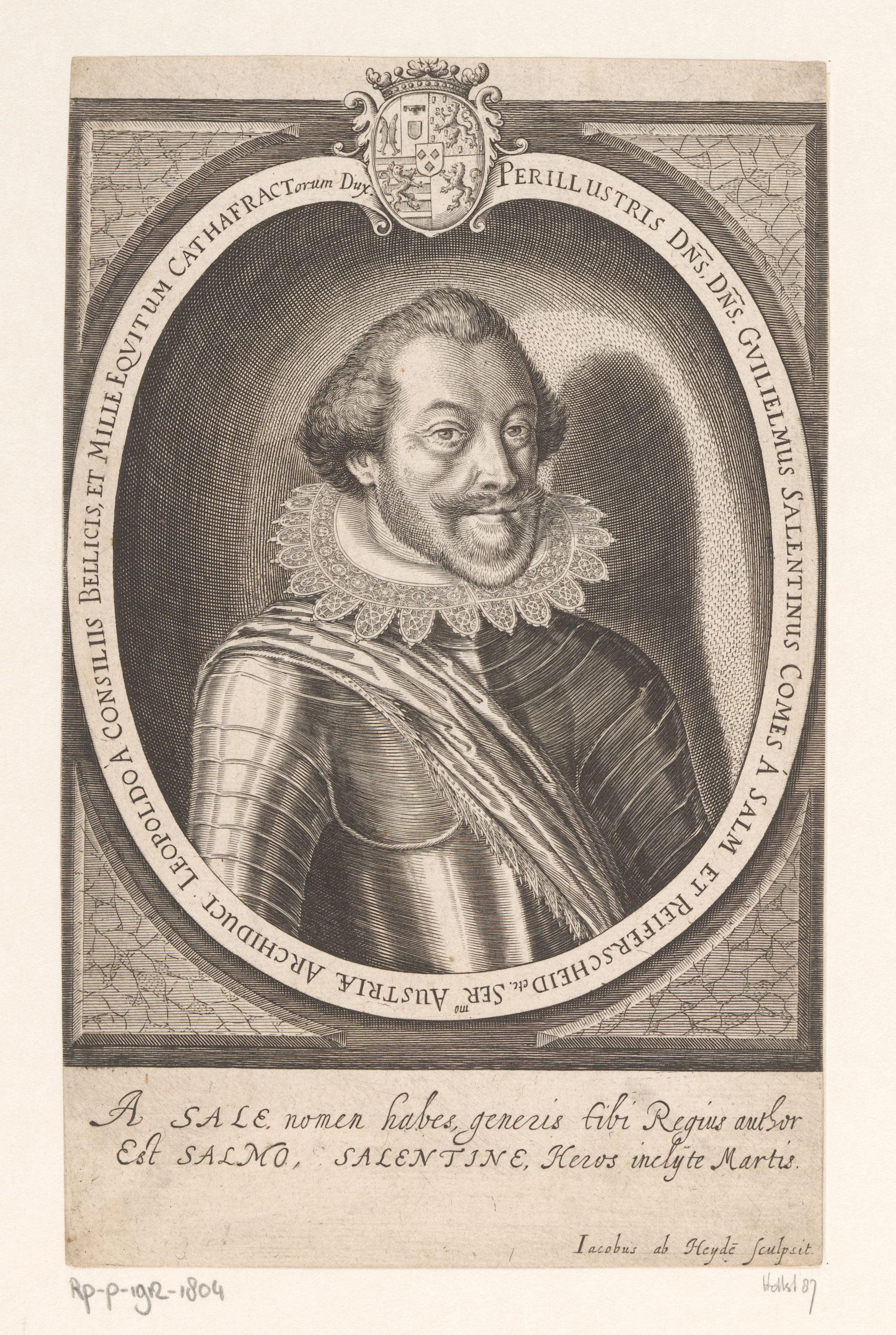 Portret van Wilhelm Salentin von Salm-Reifferscheidt