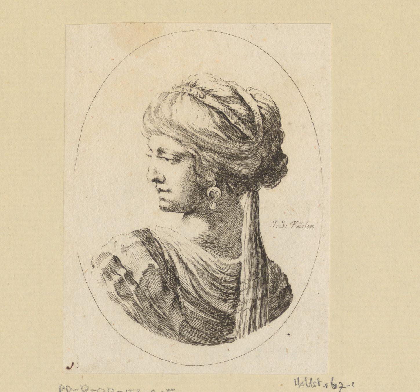 Portret van een onbekende vrouw