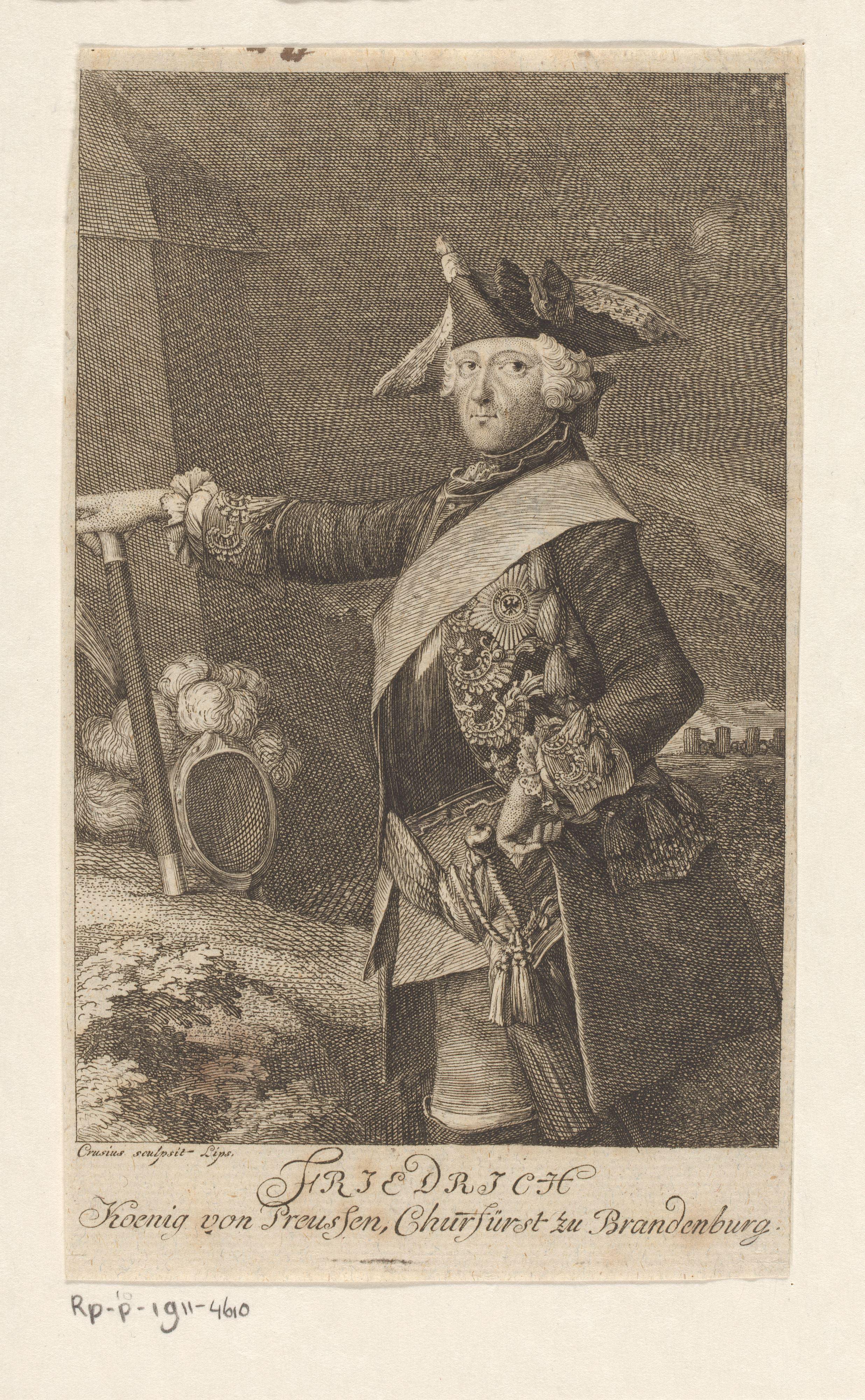 Portret van Frederik II van Pruisen