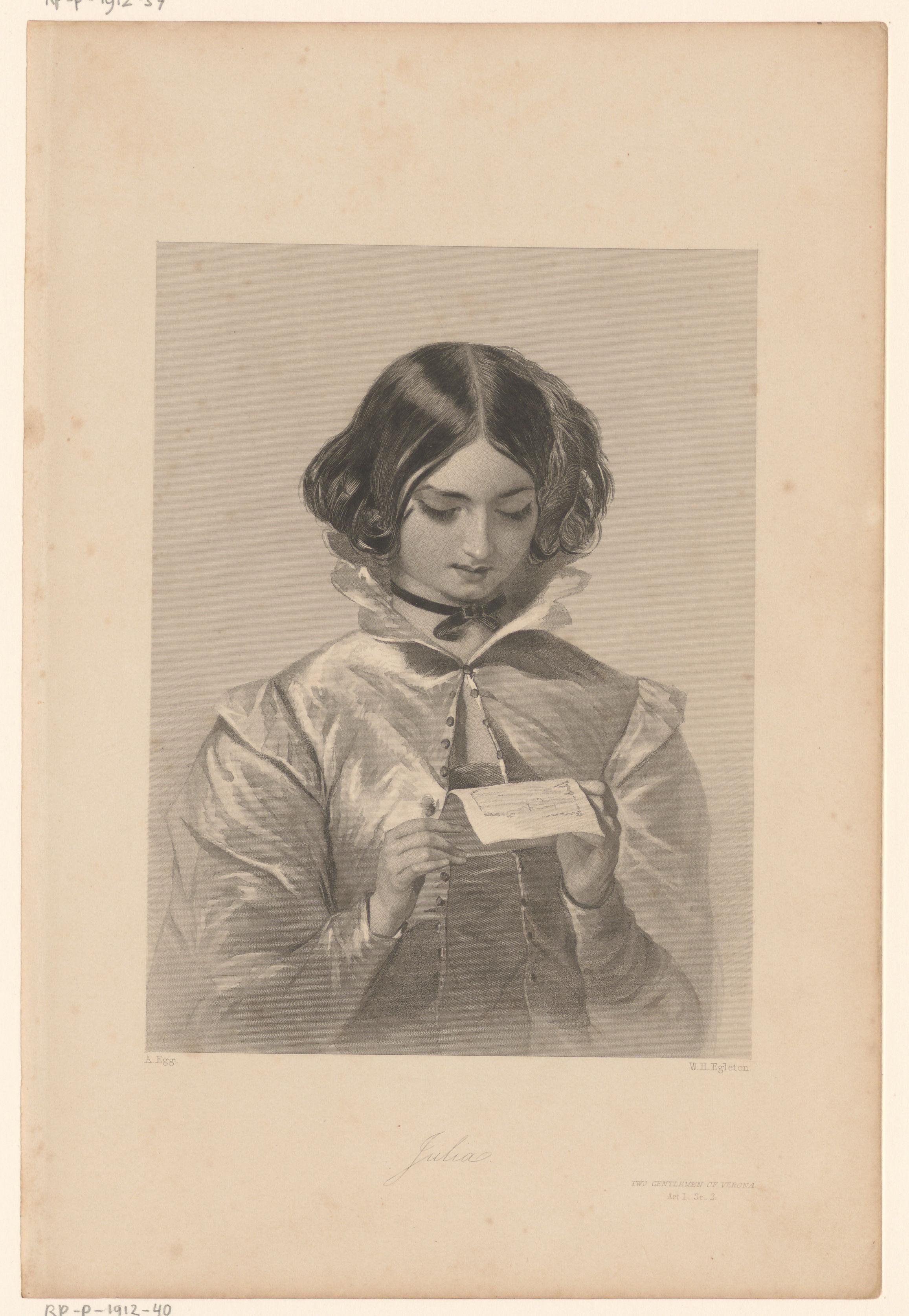 Julia, uit Shakespeare's De twee Veronezen