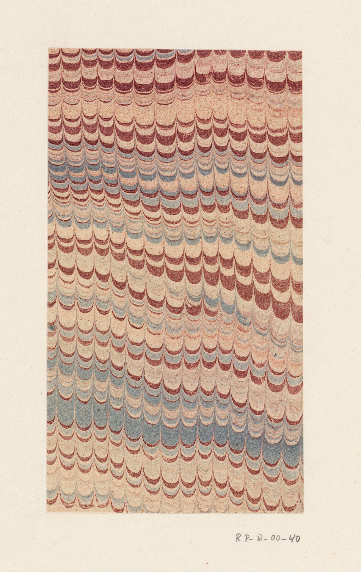 Kammarmer in rood, geel en blauw
